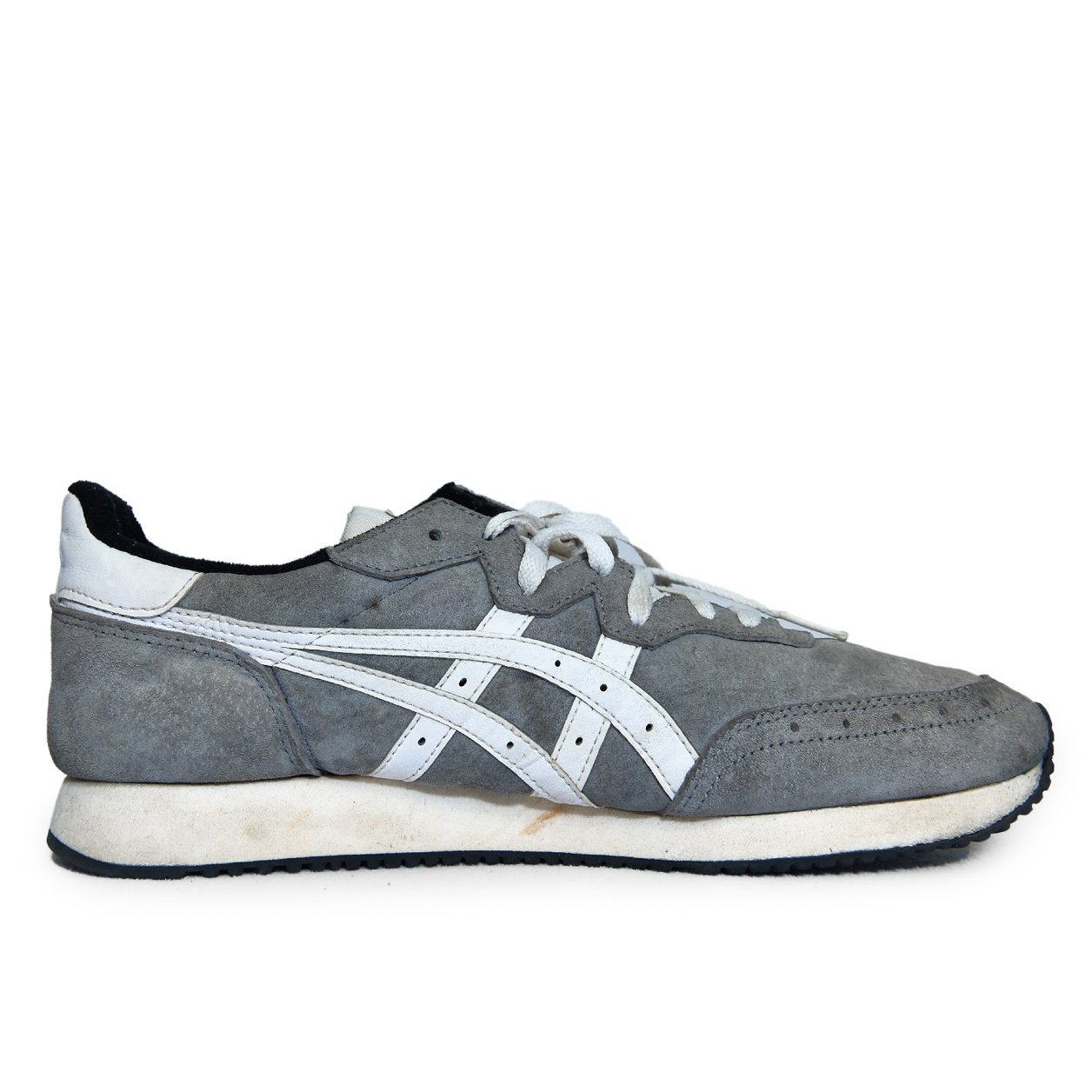 Asics Onitsuka Tiger Vintage Grey | Original Used Sneakers β TRENDYGO Thrift Pakistan - Image 3