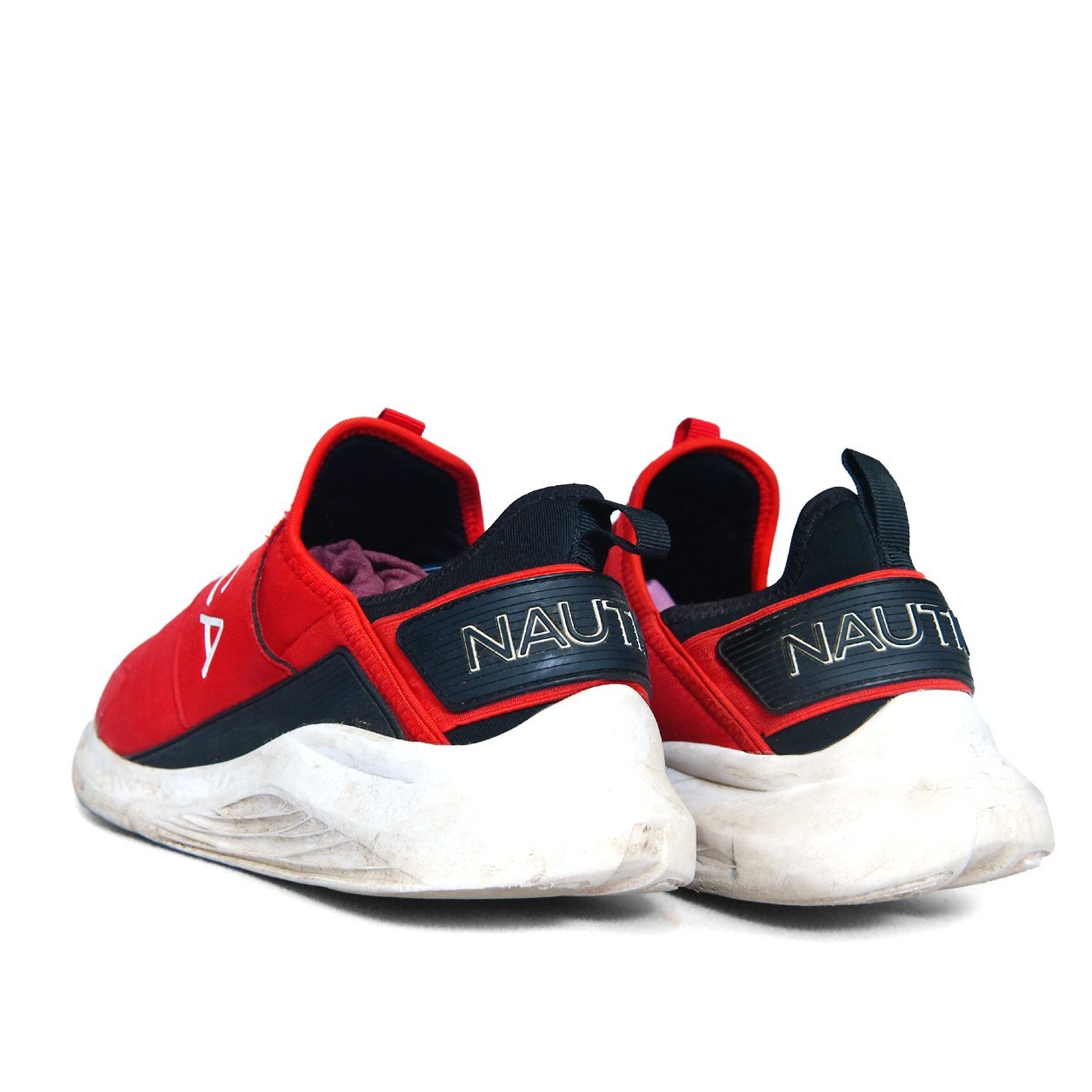 Nautica Red Slip-On Sneakers for Men | Original Preloved Shoes Pakistan | TRENDYGO - Image 4