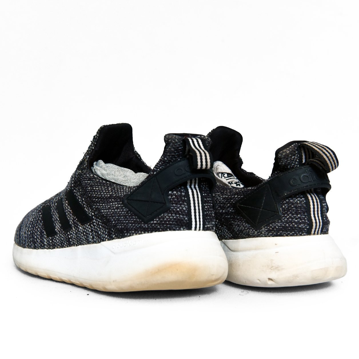 Adidas Cloudfoam Black Knit Running Shoes โ Original Preloved Sneakers Pakistan | TRENDYGO - Image 4