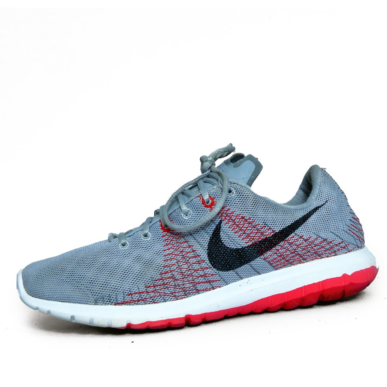 Nike Men’s Free RN Flyknit – Grey & Red | Original Preloved Running Shoes Pakistan | TRENDYGO - Image 3