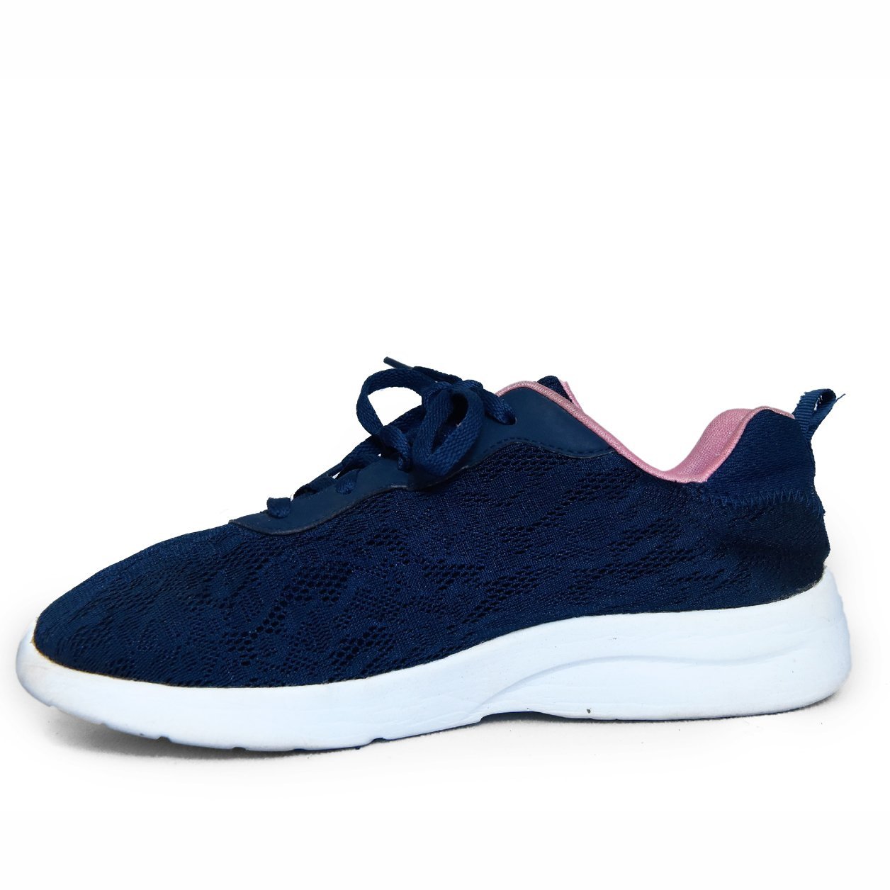 Skechers Original Navy Blue & Pink Women’s Sneakers | Preloved Branded Shoes Pakistan | TRENDYGO - Image 3