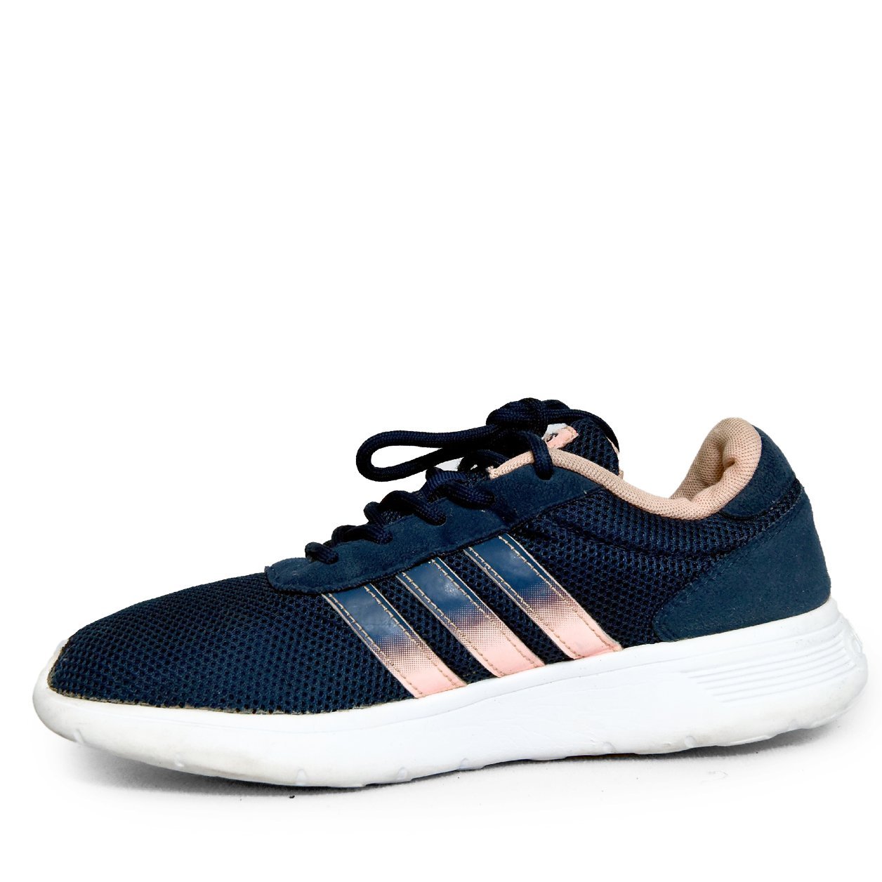 Adidas Original Navy Blue & Rose Gold Mesh Sneakers | Preloved Running Shoes Pakistan | TRENDYGO - Image 3