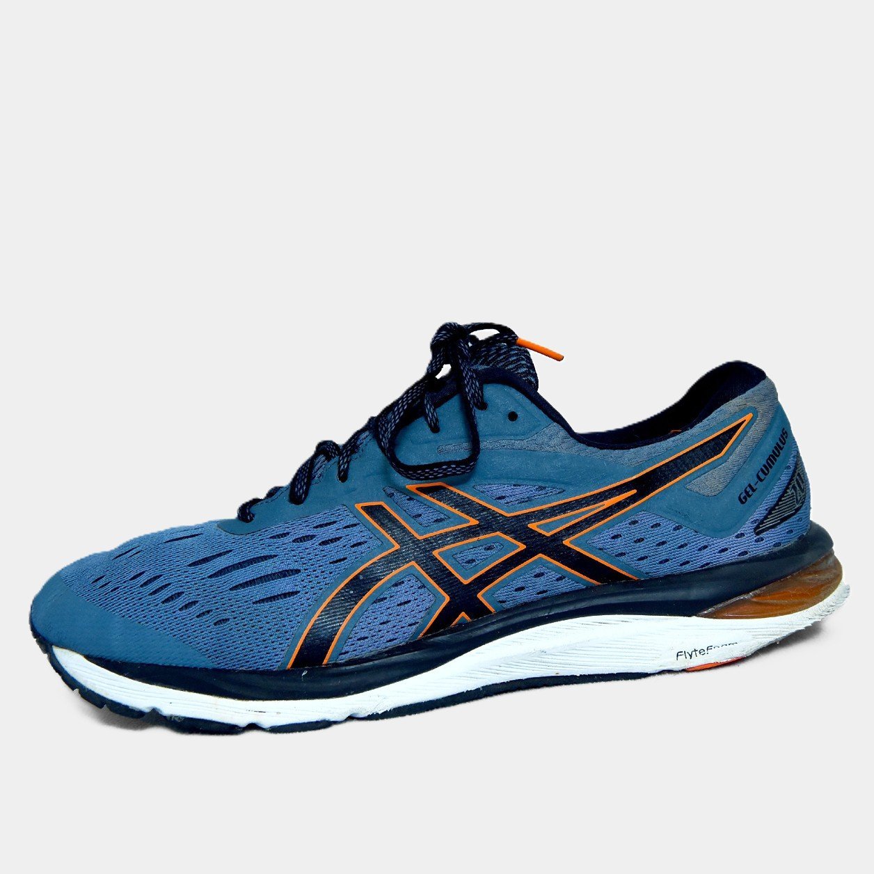 ASICS Blue & Orange Running Shoes | Original Preloved Sneakers Pakistan | TRENDYGO - Image 2