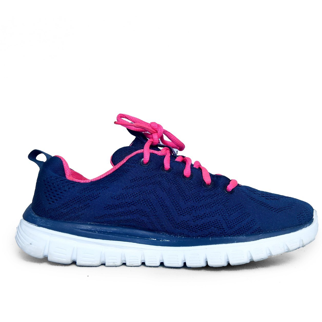 Skechers Original Navy Blue & Pink Running Shoes โ Preloved Sports Sneakers Pakistan | TRENDYGO - Image 3