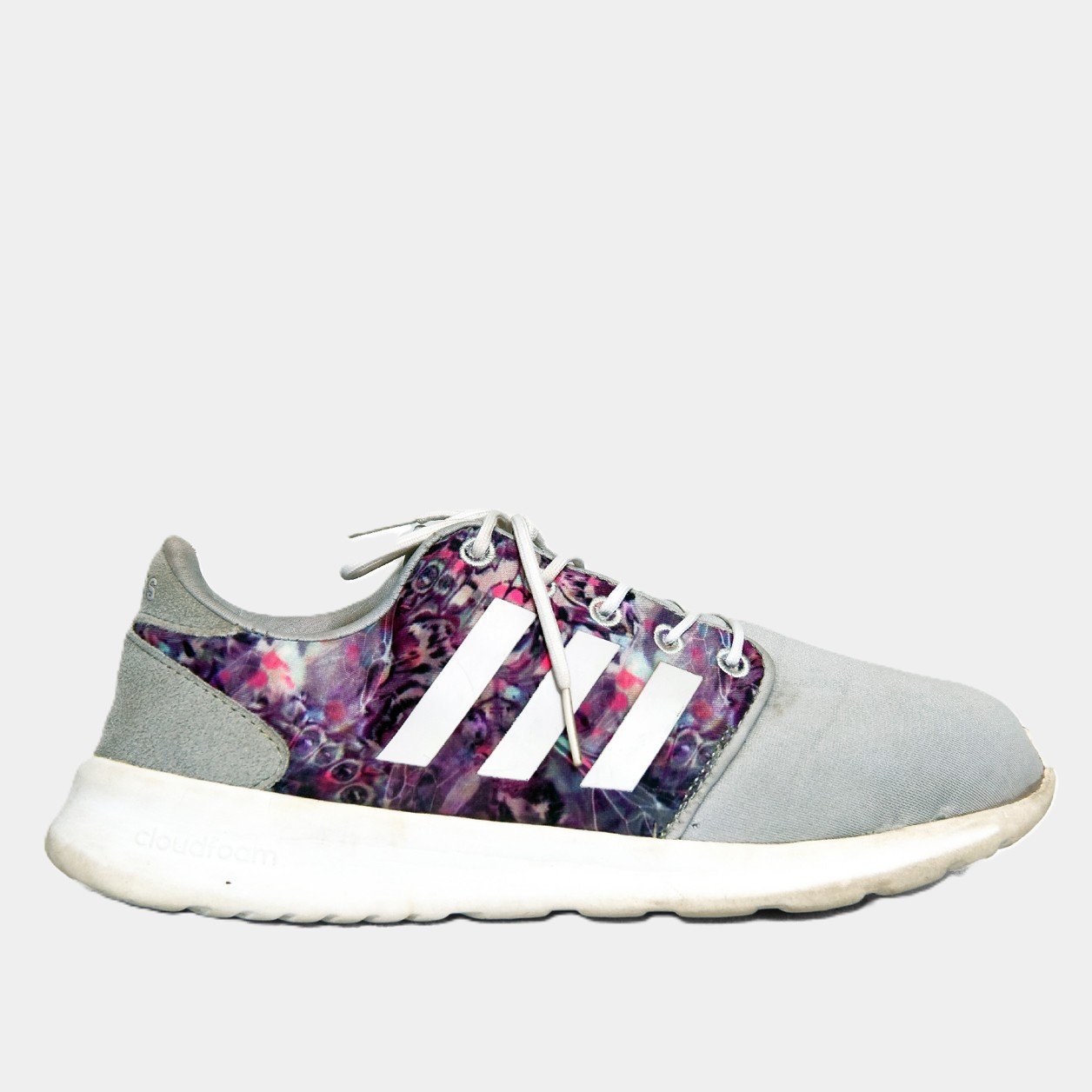 Adidas Grey & Purple Floral Sneakers โ Original Preloved Shoes Pakistan | TRENDYGO - Image 2