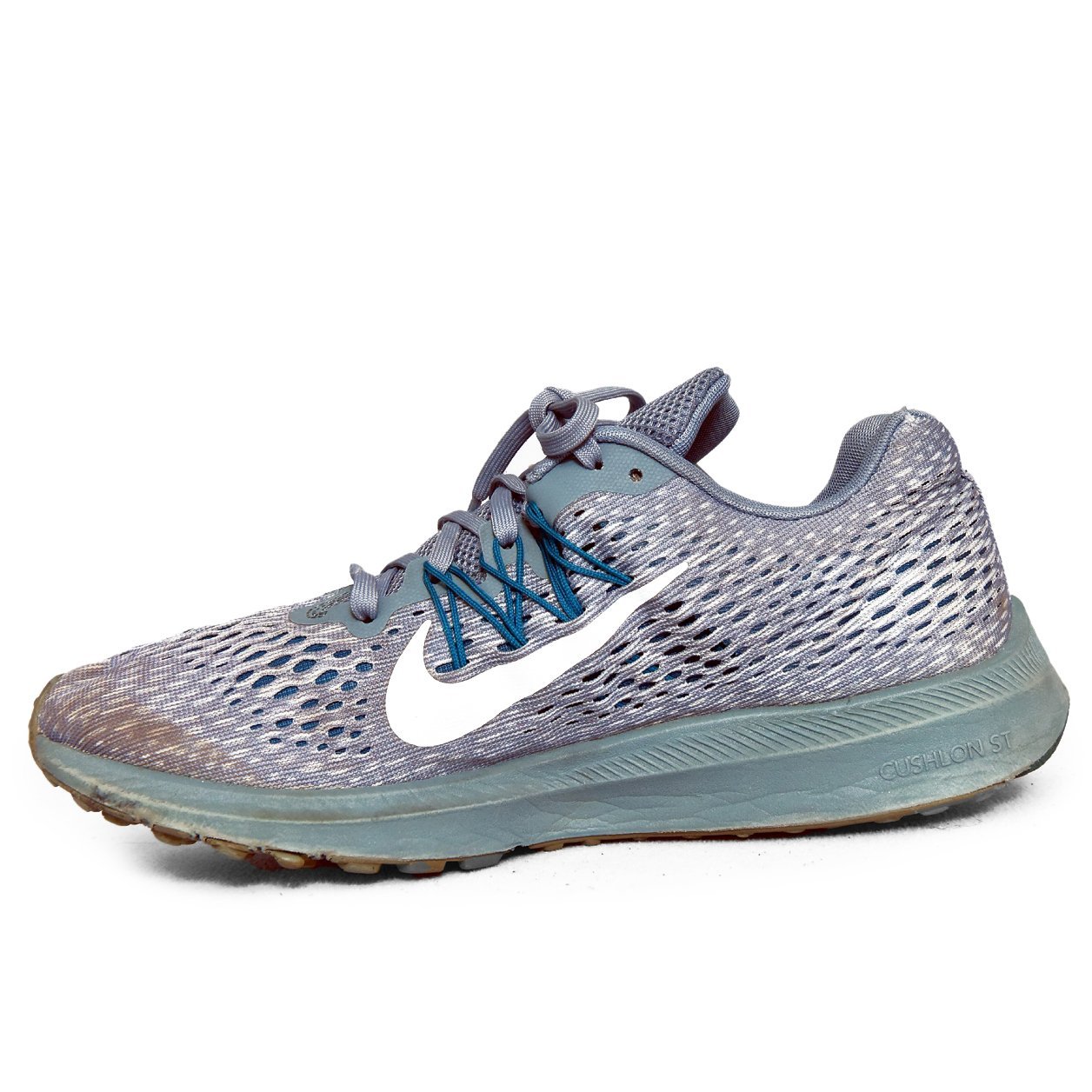 Nike Air Zoom Pegasus 35 Grey & Blue β Original Preloved Running Shoes Pakistan | TRENDYGO - Image 3