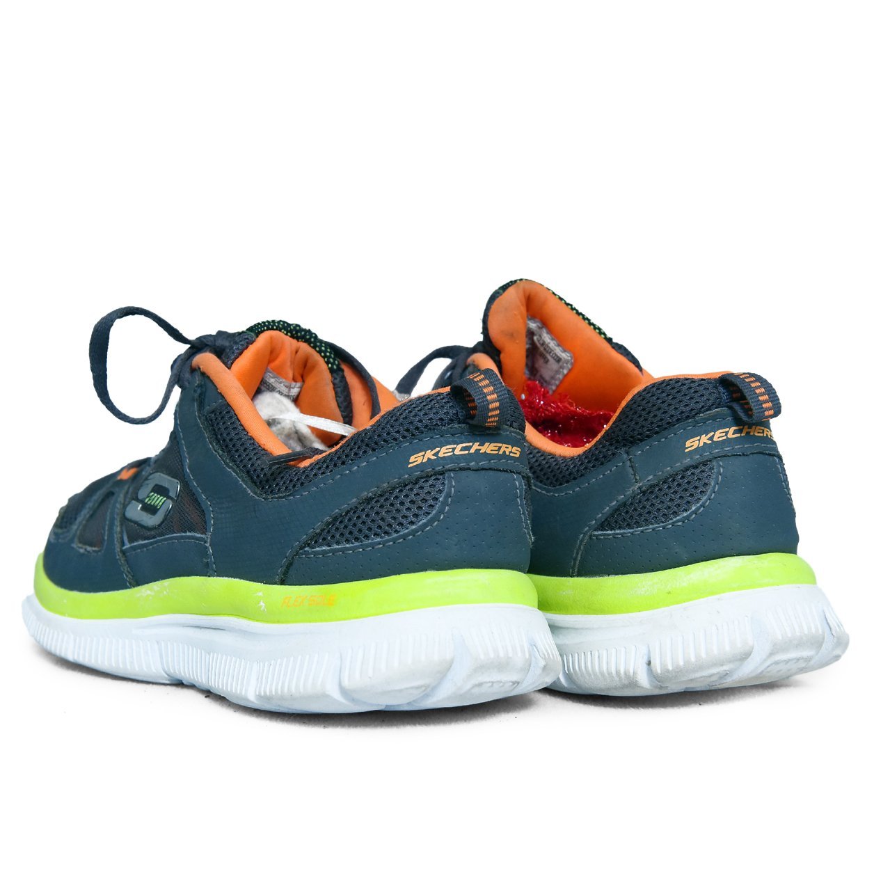 Skechers Flex Sole Black & Neon Green โ Original Preloved Running Shoes Pakistan | TRENDYGO - Image 5