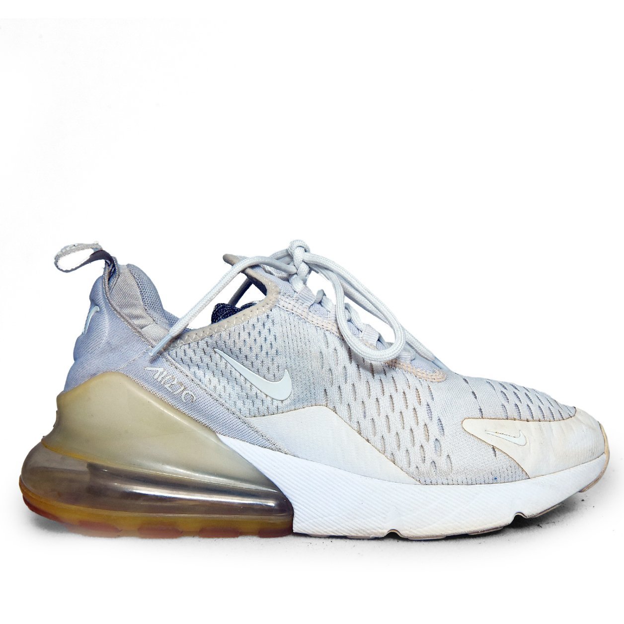 Nike Air Max 270 Light Grey with Gum Sole โ Original Preloved Sneakers in Pakistan | TRENDYGO - Image 3
