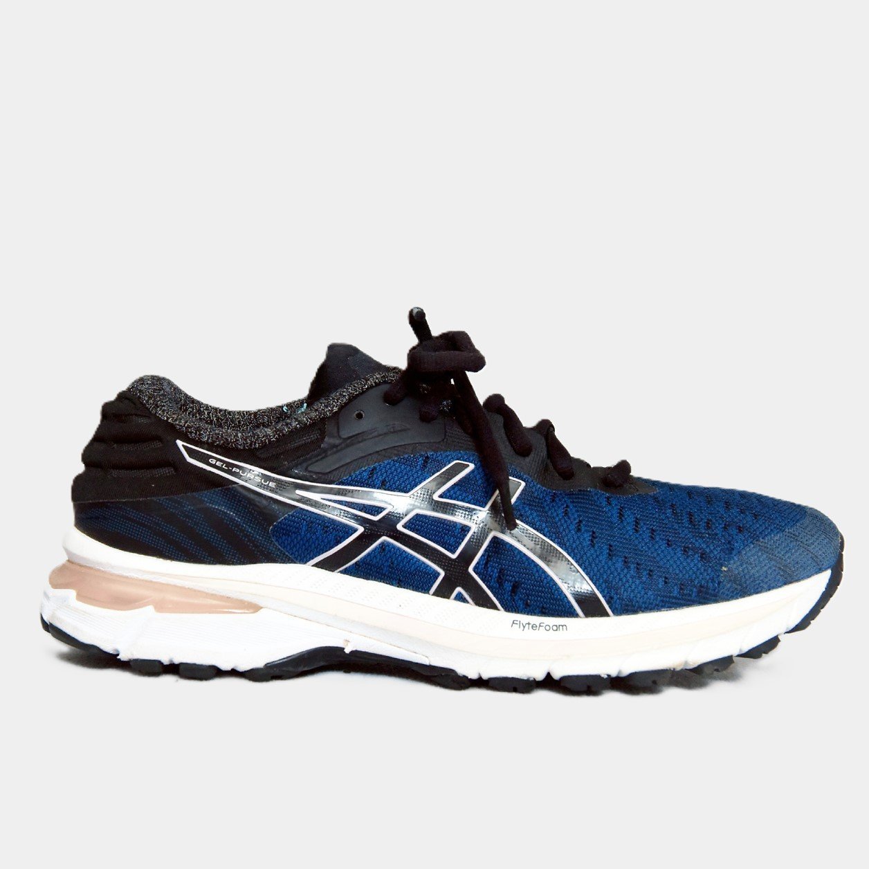 Asics Gel-Kayano 28 Blue & Black Running Shoes - Image 2