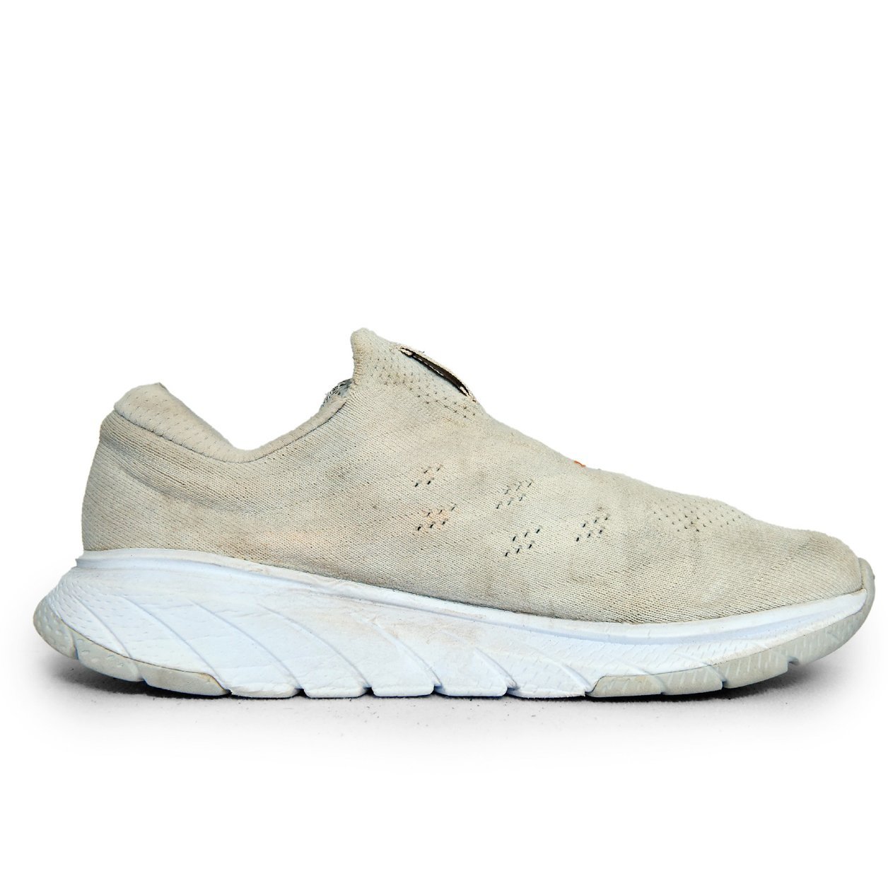 Hoka One One White Slip-On Running Shoes β Original Lightweight Trainers (Pre-Loved) - Image 3