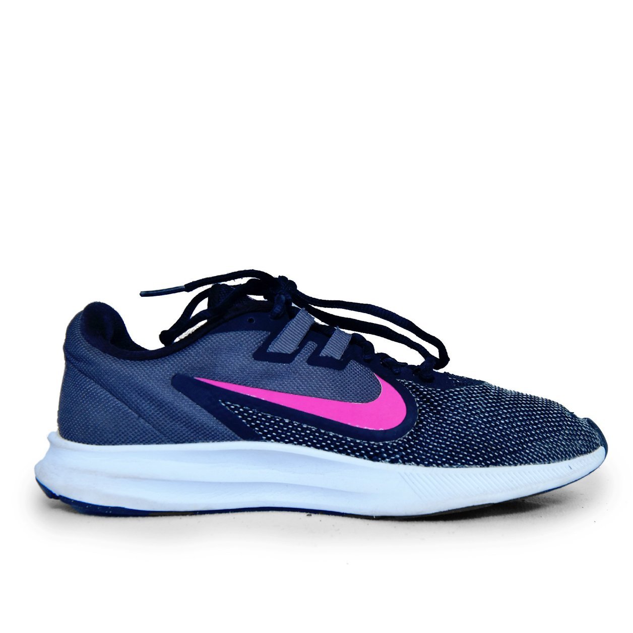 Nike Downshifter 12 Navy Blue & Pink Women’s Running Shoes – Original Lightweight Trainers (Pre-Loved) - Image 3