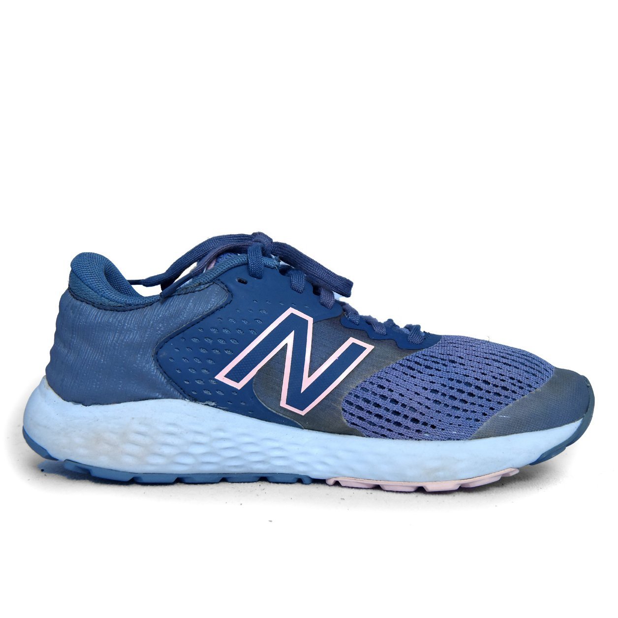 New Balance Fresh Foam 680v7 Blue & Pink Women’s Running Shoes – Original Lightweight Trainers (Pre-Loved) - Image 3