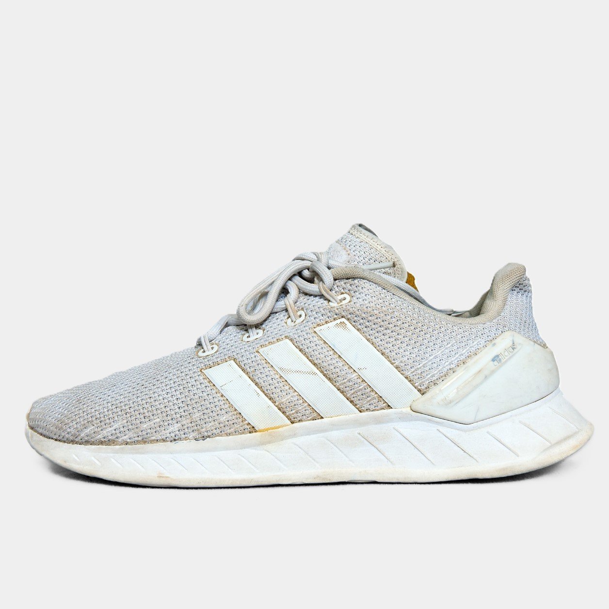 Adidas X_PLR White Lightweight Casual Sneakers – Breathable Mesh Running Shoes (Pre-Loved) - Image 2