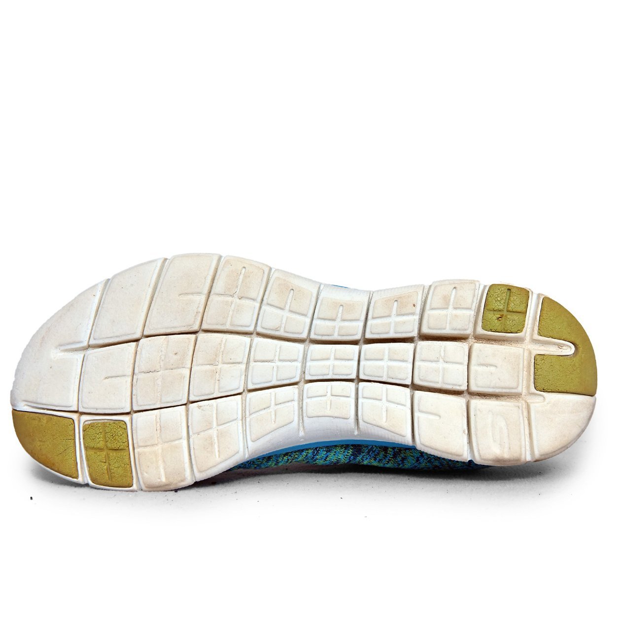 Skechers Dual-Lite Blue/Green Knit Sneakers – Lightweight Comfort Shoes in Pakistan by TRENDYGO - Image 4