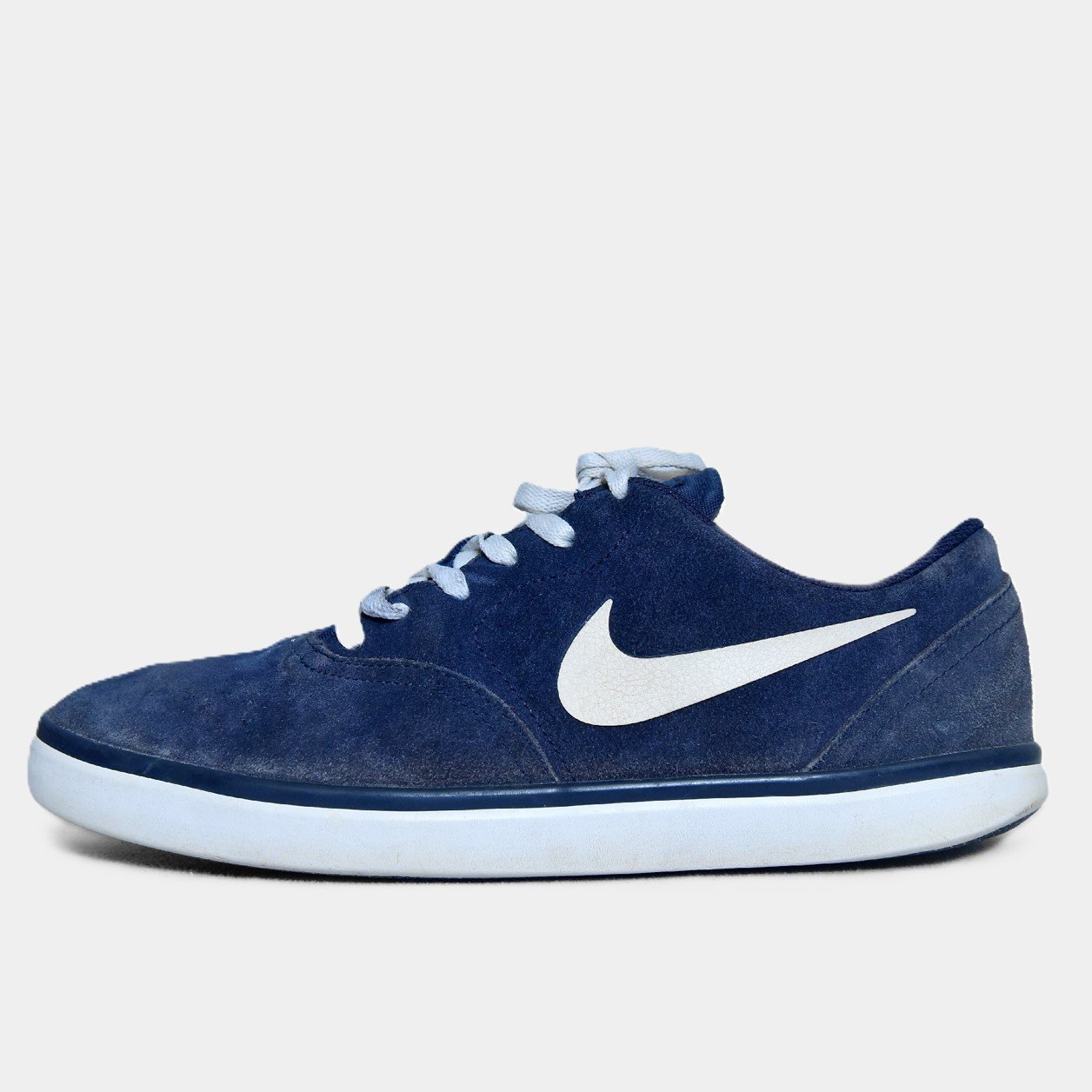 Nike Navy Blue Suede Sneakers β TRENDYGO Pakistan - Image 2