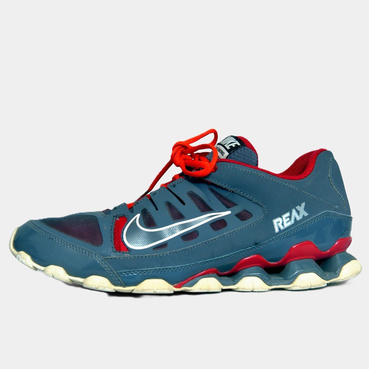 Nike Shox TLX Midnight Teal & Red Running Shoes β TRENDYGO Pakistan - Image 2