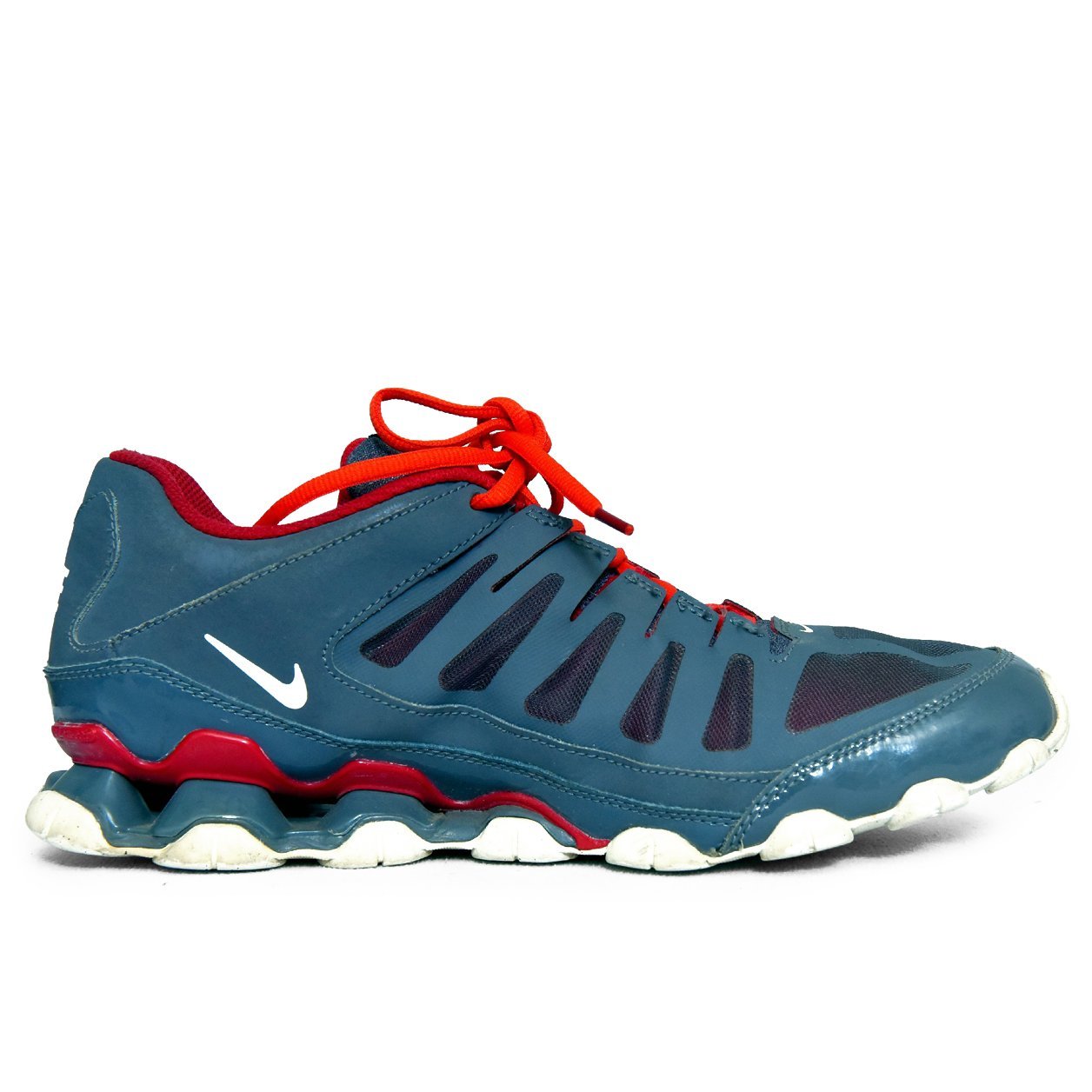 Nike Shox TLX Midnight Teal & Red Running Shoes β TRENDYGO Pakistan - Image 3