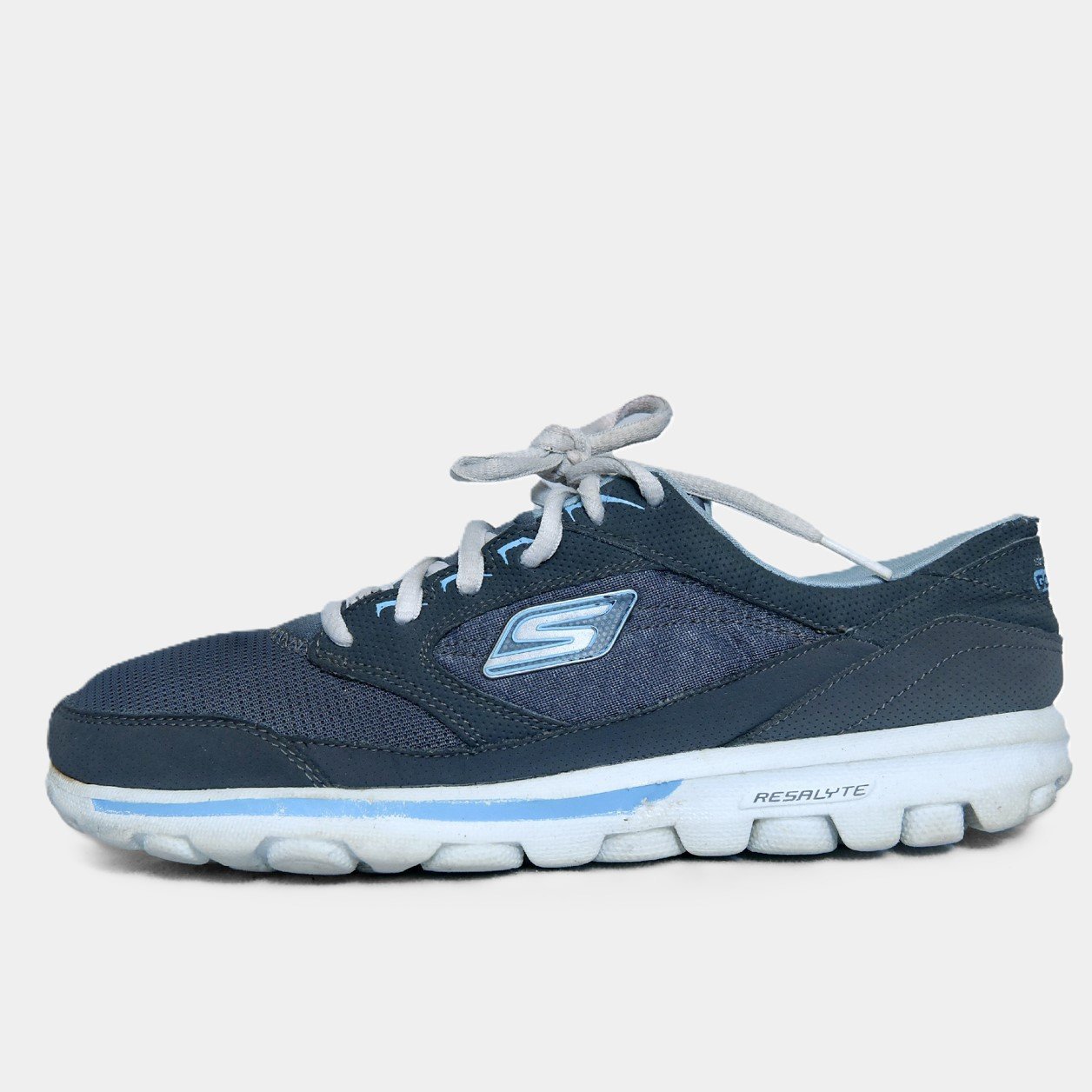Skechers GOwalk Navy Blue Sneakers β Original Thrift Pakistan - Image 2