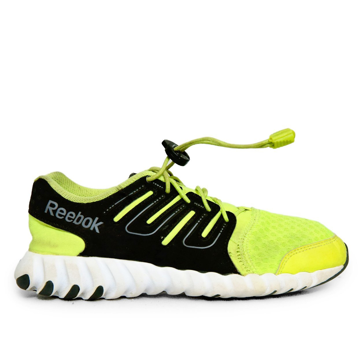 Reebok ZigTech Neon Yellow & Black Men’s Running Sneakers TRENDYGO Pakistan - Image 3