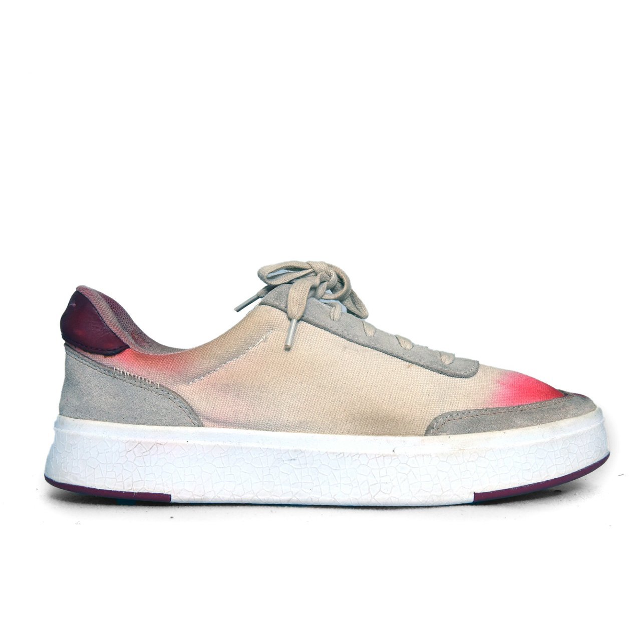 Native Jefferson Gray & Red Casual Sneakers – TRENDYGO Pakistan - Image 3
