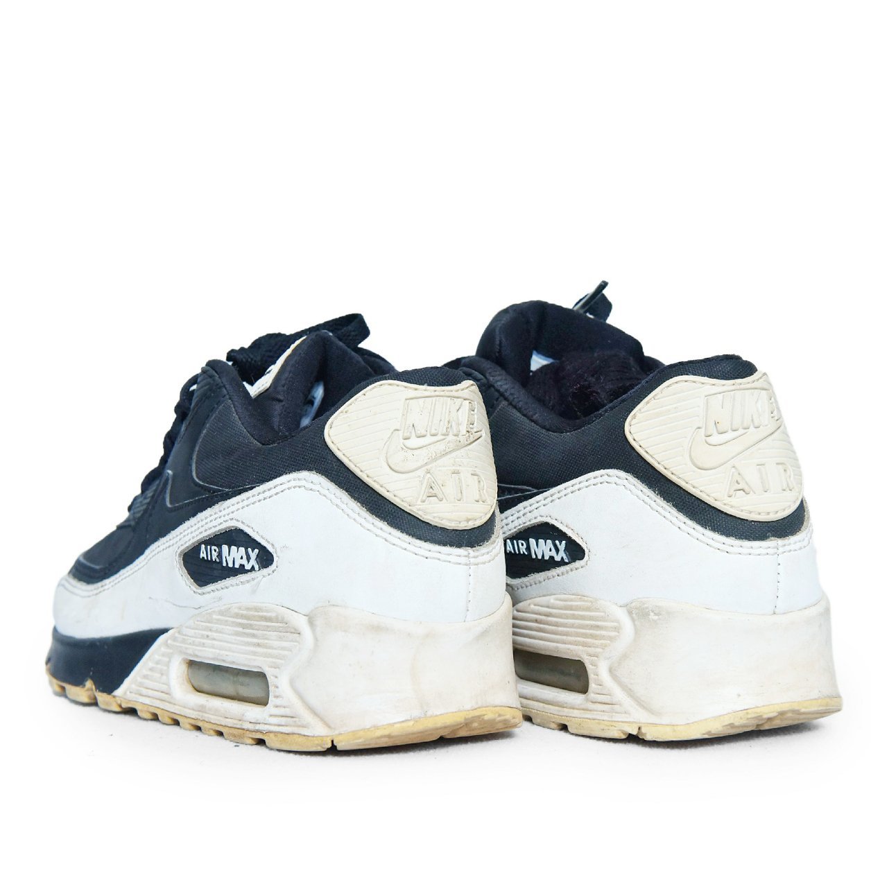 Nike Air Max 90 Black & White Sneakers – Original Thrift in Pakistan - Image 5