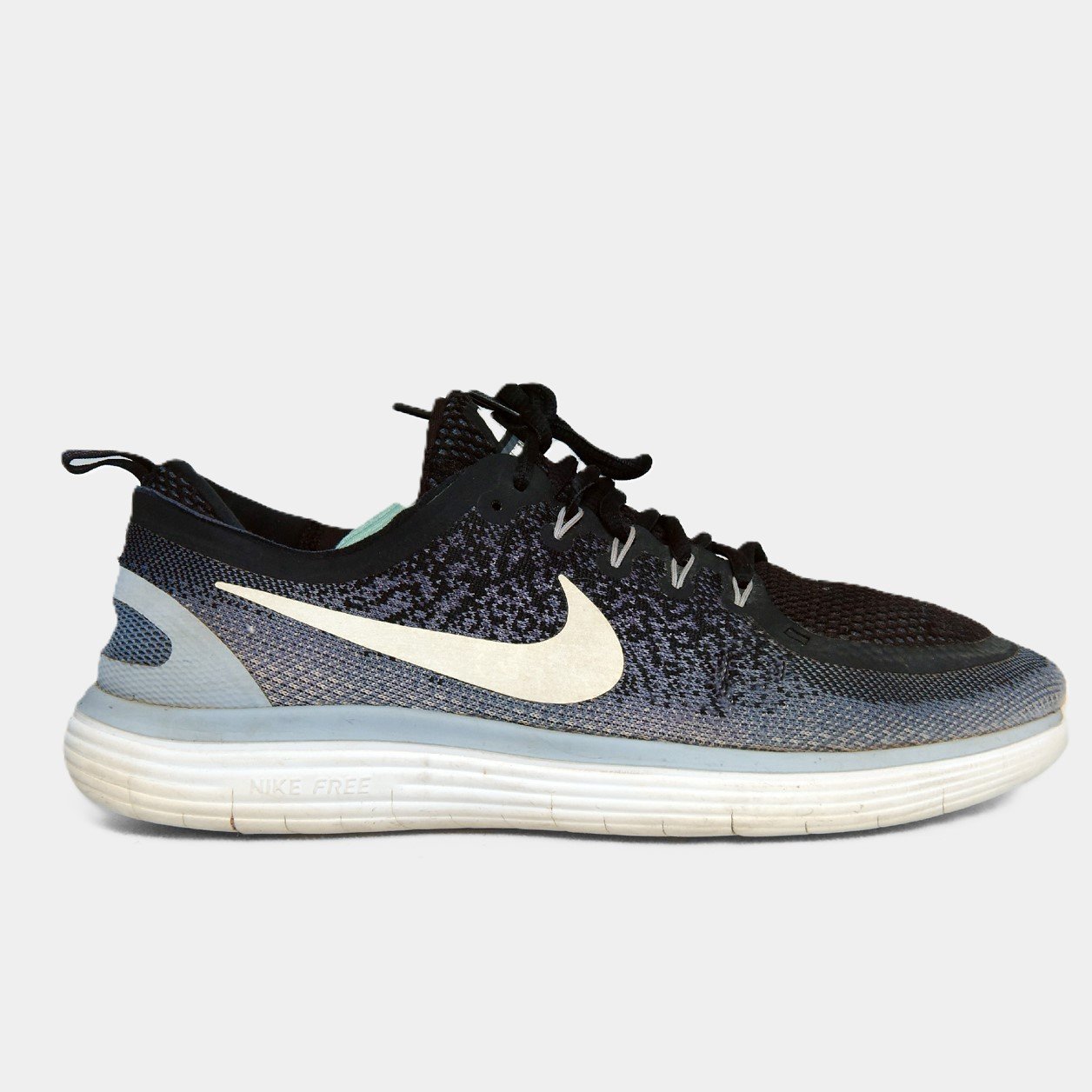 Nike Lunarlon Black & Blue Running Shoes – TRENDYGO Original Thrift Sportswear Pakistan - Image 2