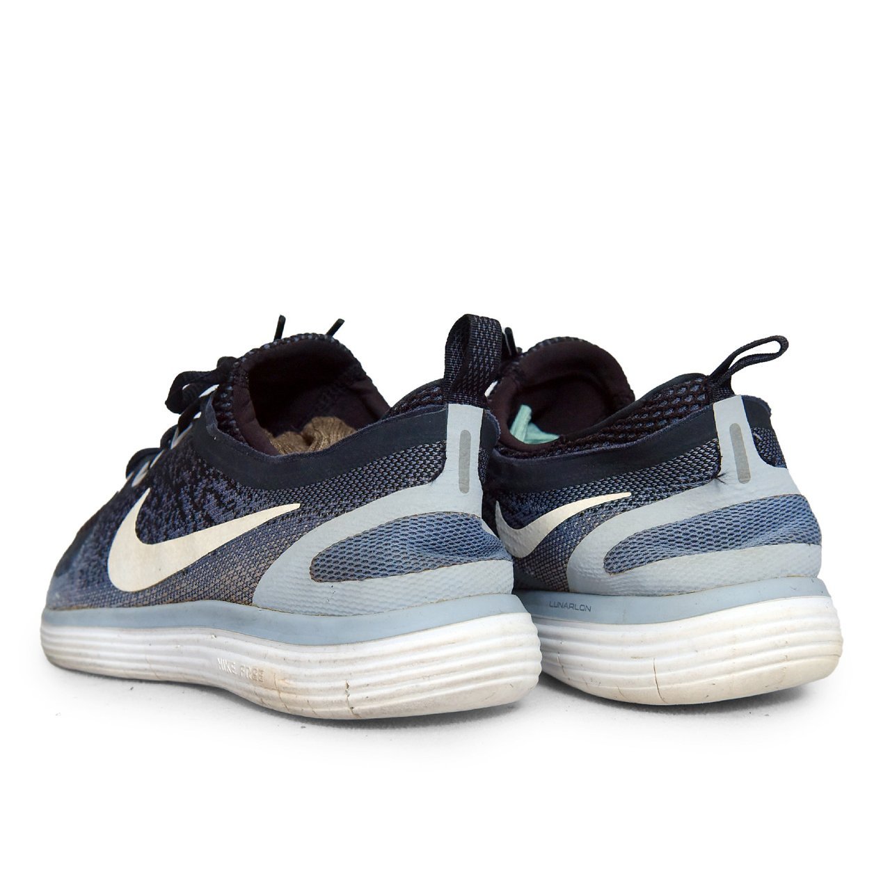 Nike Lunarlon Black & Blue Running Shoes – TRENDYGO Original Thrift Sportswear Pakistan - Image 4