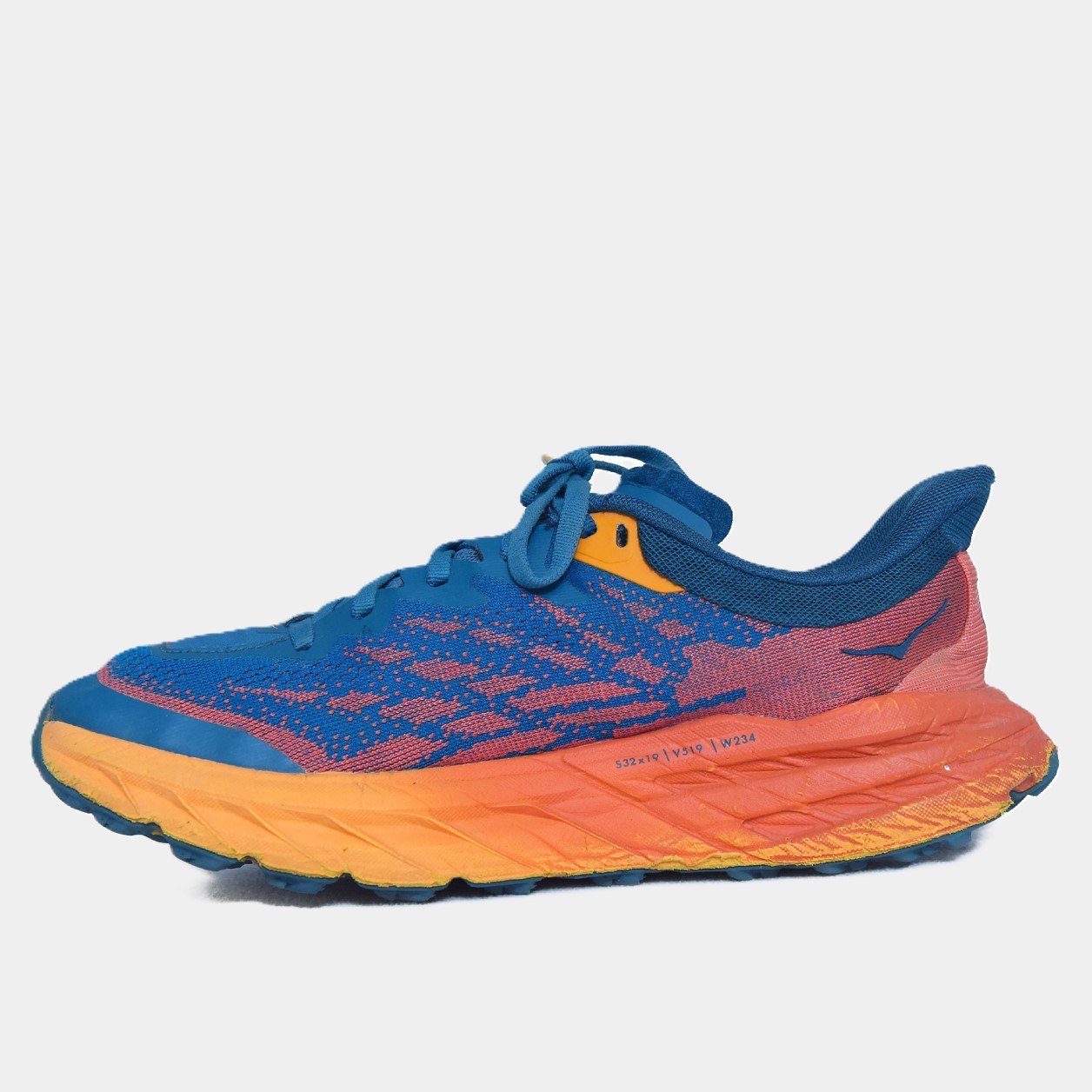 Hoka One One Clifton 8 Blue & Orange β TRENDYGO Original Thrift Running & Jogging Shoes Pakistan - Image 2
