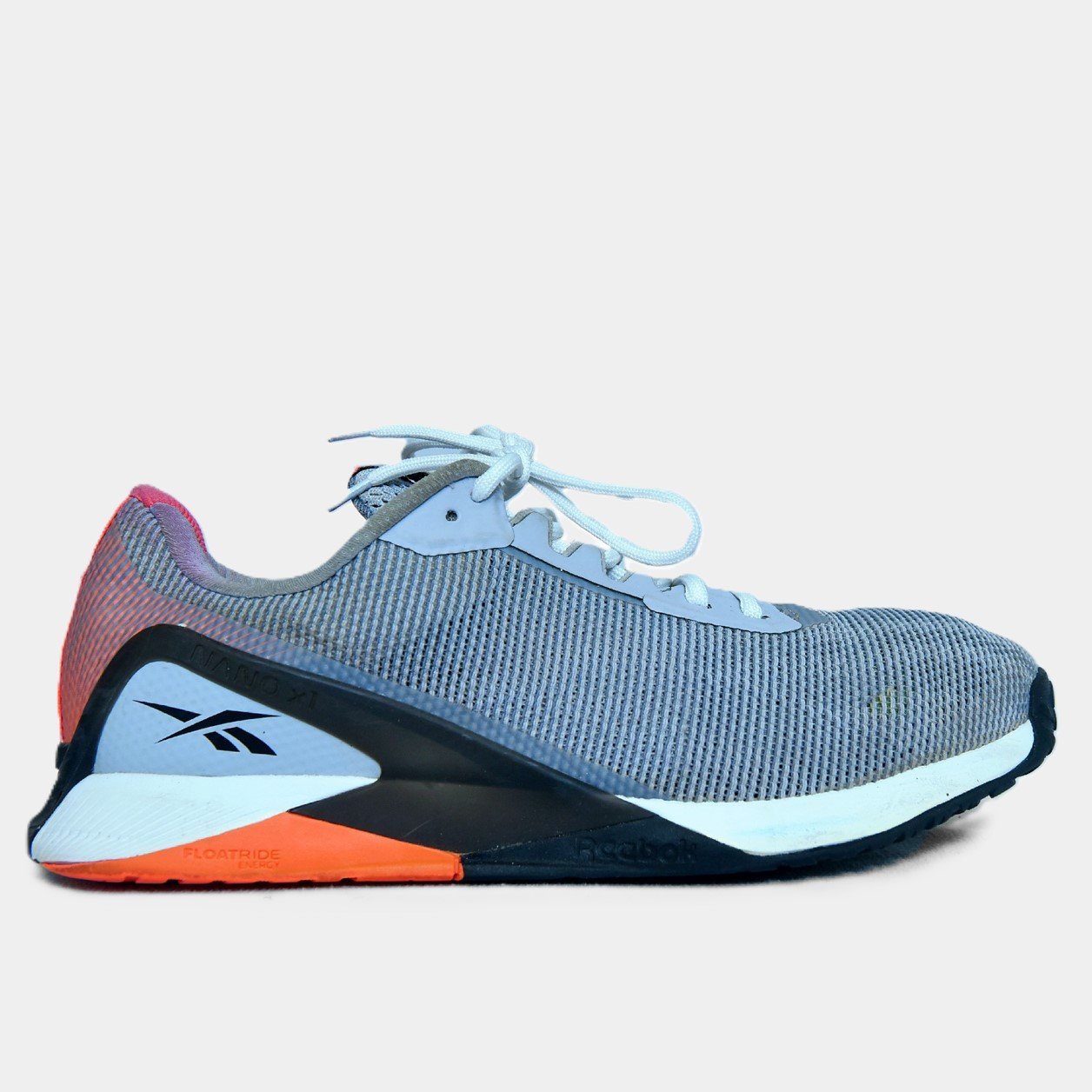 Reebok Nano X1 Grey & Orange – TRENDYGO Original Thrift Training Shoes Pakistan - Image 2