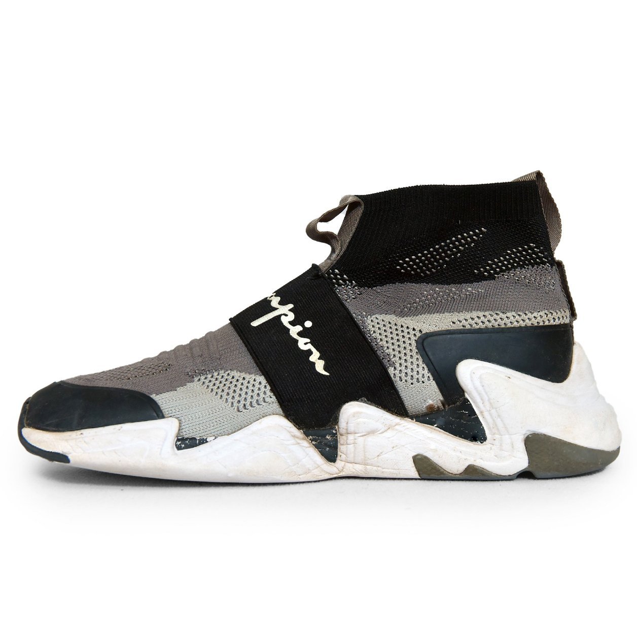 Champion Zone Mid Grey/Black – TRENDYGO Original Thrift Sneakers Pakistan - Image 3