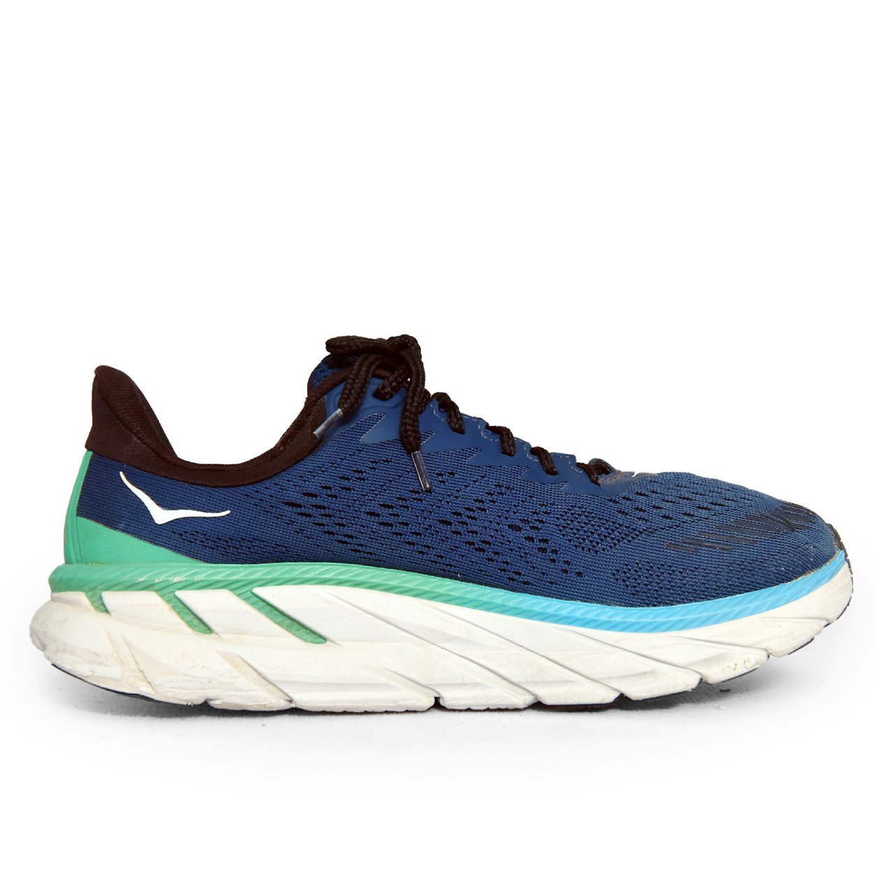 Hoka One One Clifton 6 Blue/Green – TRENDYGO Original Thrift Running Shoes Pakistan - Image 3