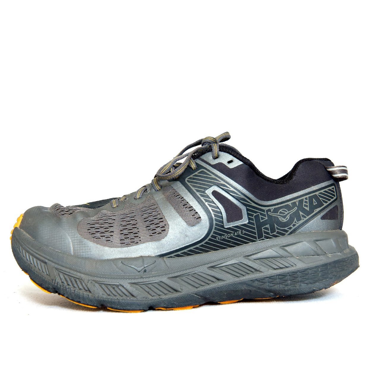 Hoka One One Stinson ATR 5 Grey/Black – TRENDYGO Original Thrift Running Shoes Pakistan - Image 3
