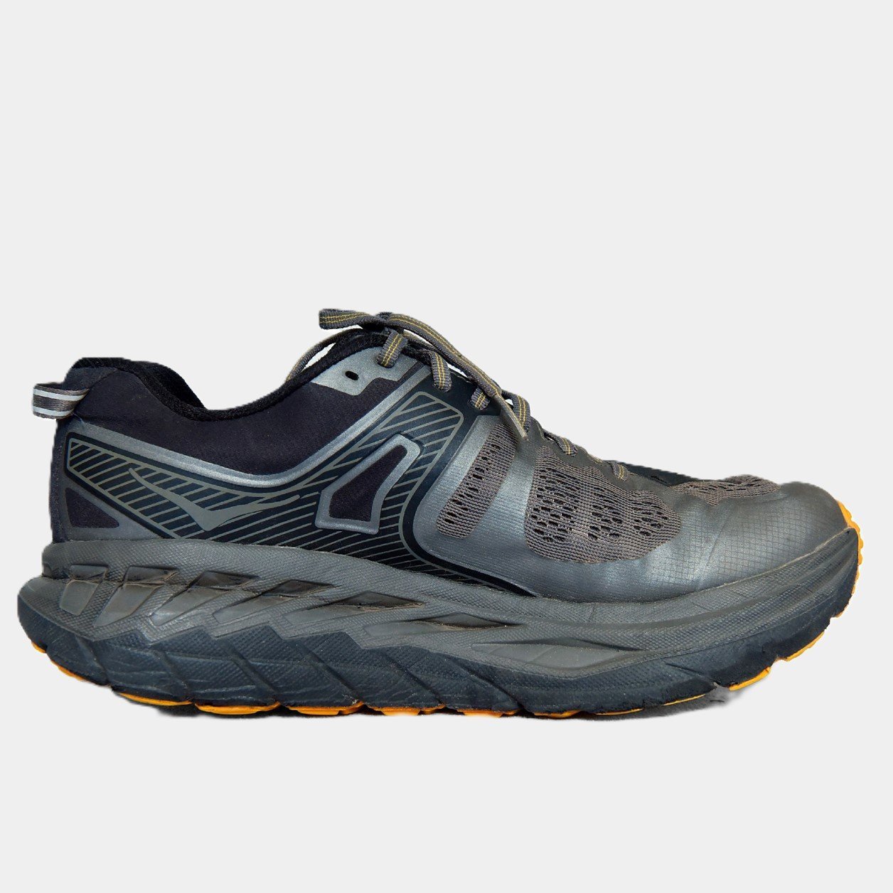 Hoka One One Stinson ATR 5 Grey/Black – TRENDYGO Original Thrift Running Shoes Pakistan - Image 2
