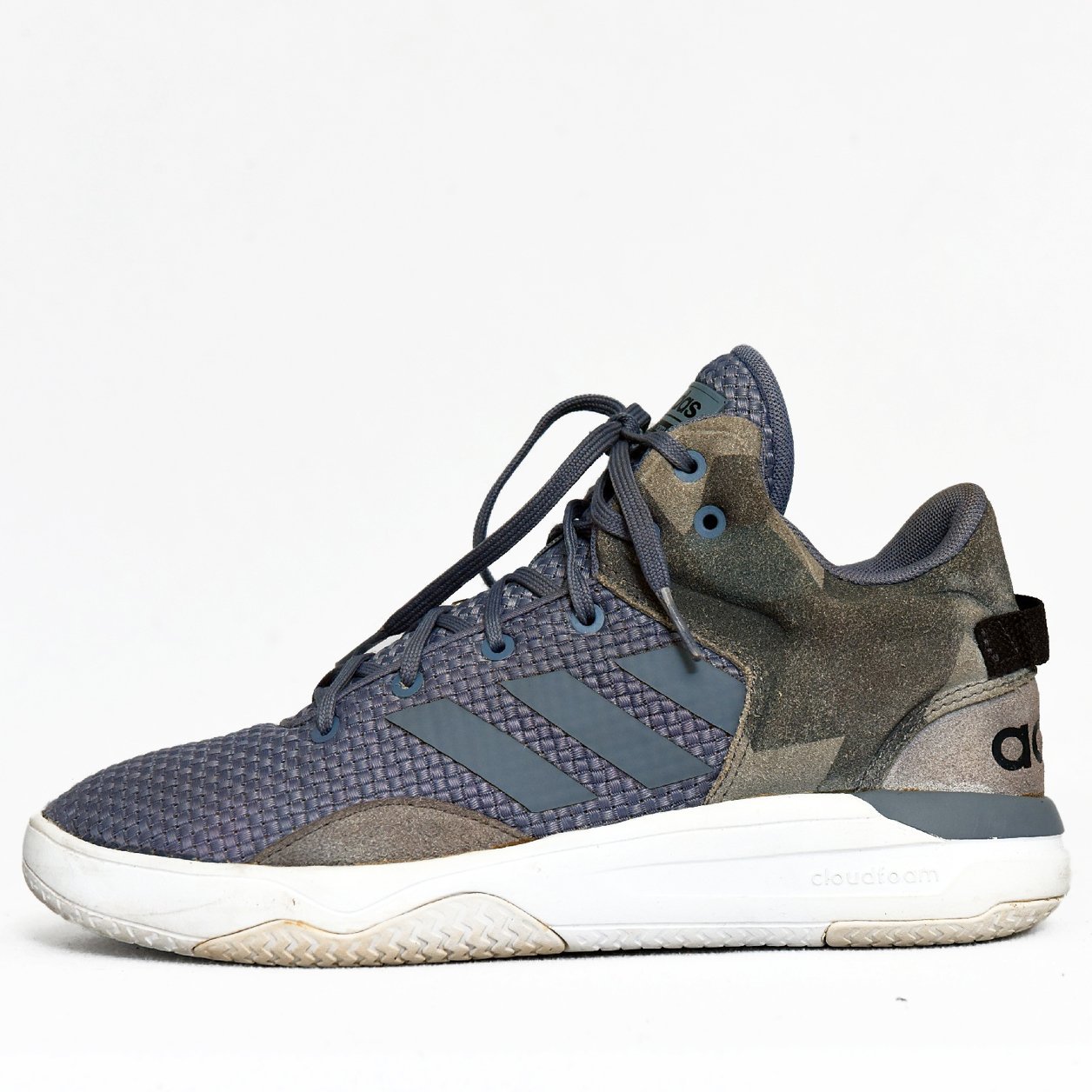 Adidas Cloudfoam Ilation Mid Blue Grey – TRENDYGO Original Thrift Sneakers Pakistan - Image 3