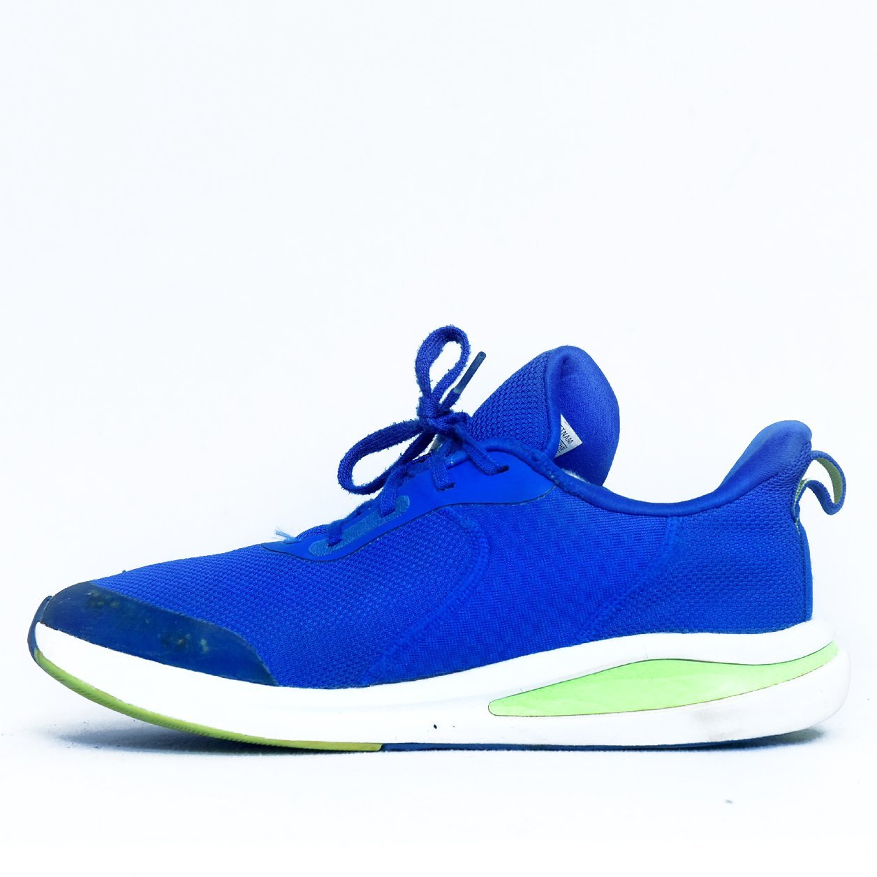 Adidas Blue Running Shoes with Neon Green Stripes – TRENDYGO Original Thrift Running Shoes Pakistan - Image 3