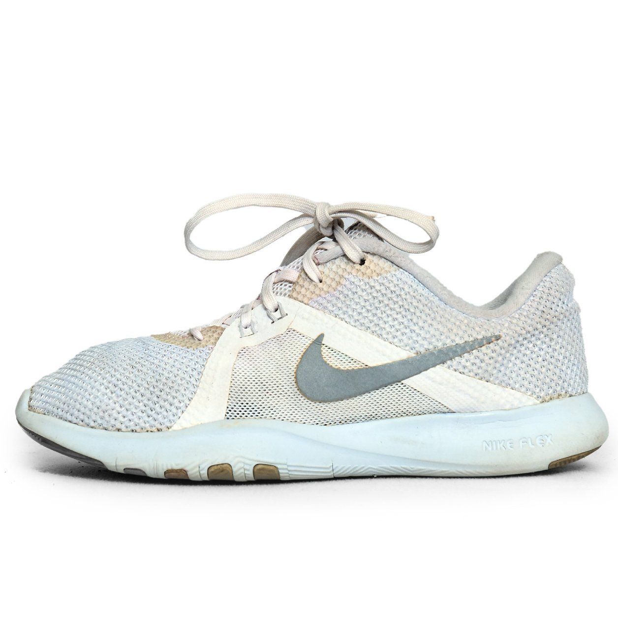 Nike Flex Experience RN 7 White/Grey – TRENDYGO Original Thrift Running Shoes Pakistan - Image 3