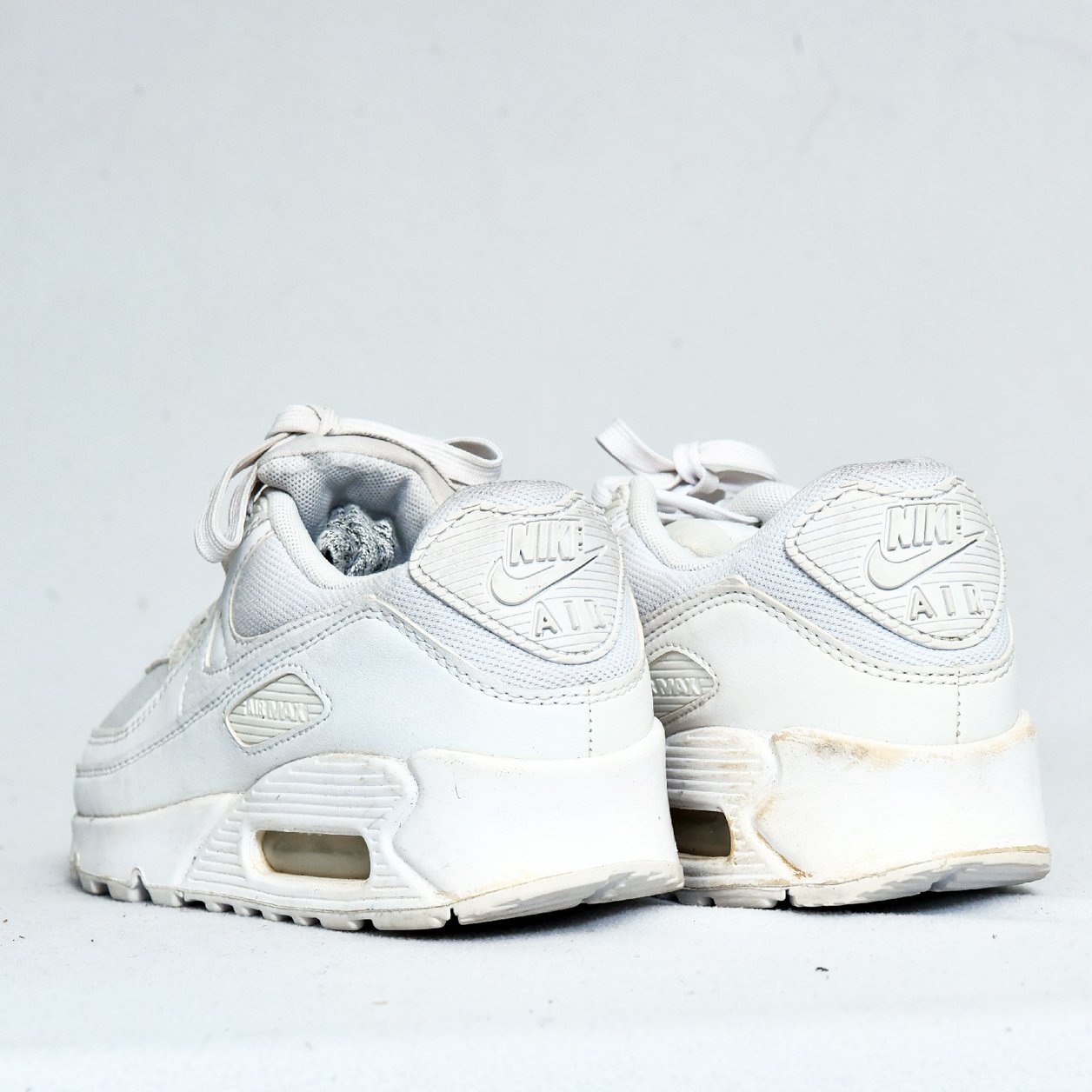 Nike Air Max 90 Triple White – TRENDYGO Original Thrift Sneakers Pakistan - Image 5