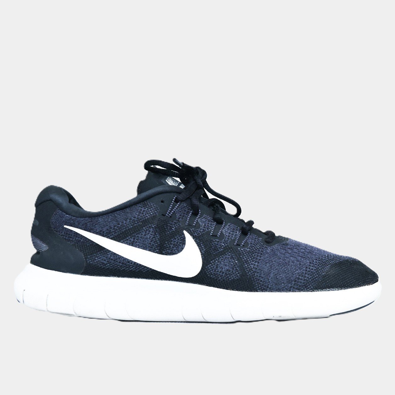 Nike Free RN Flyknit Black White – TRENDYGO Original Thrift Running Shoes Pakistan - Image 2