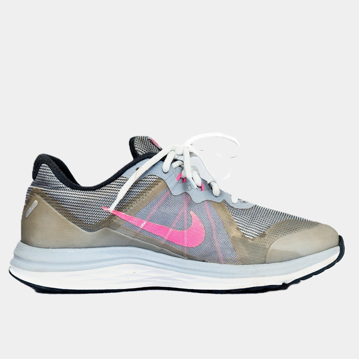 Nike Dual Fusion ST 2 Grey Pink – TRENDYGO Original Thrift Running Shoes Pakistan - Image 2