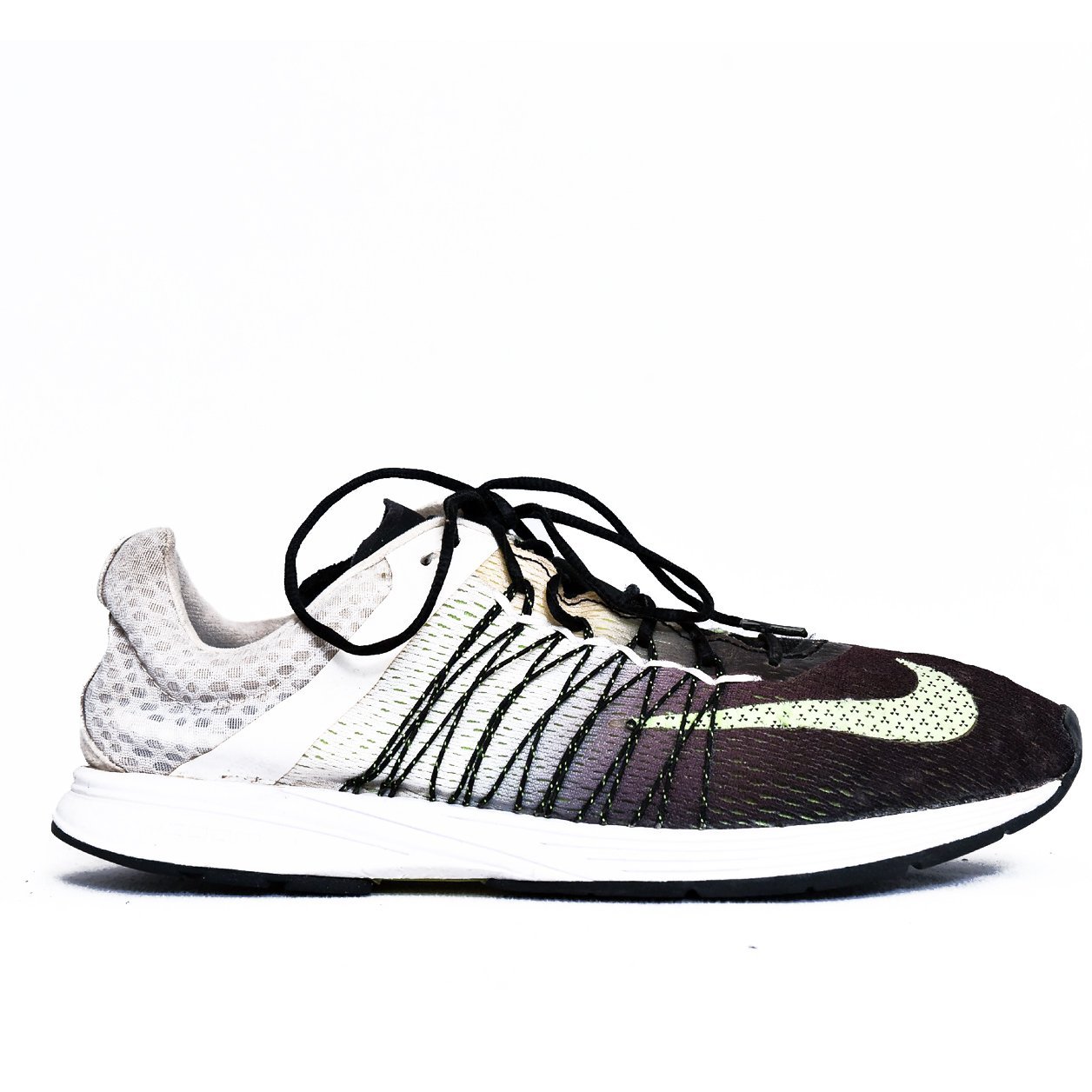 Nike Flyknit Racer Black White Volt – TRENDYGO Original Thrift Running Shoes Pakistan - Image 3