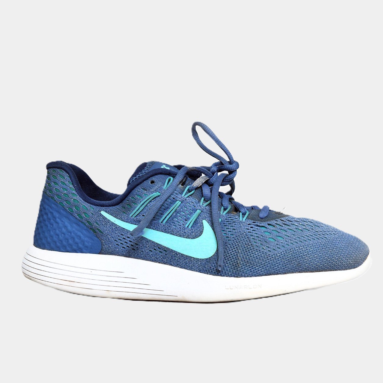 Nike Downshifter 8 Blue Aqua – TRENDYGO Original Thrift Running Shoes Pakistan - Image 2