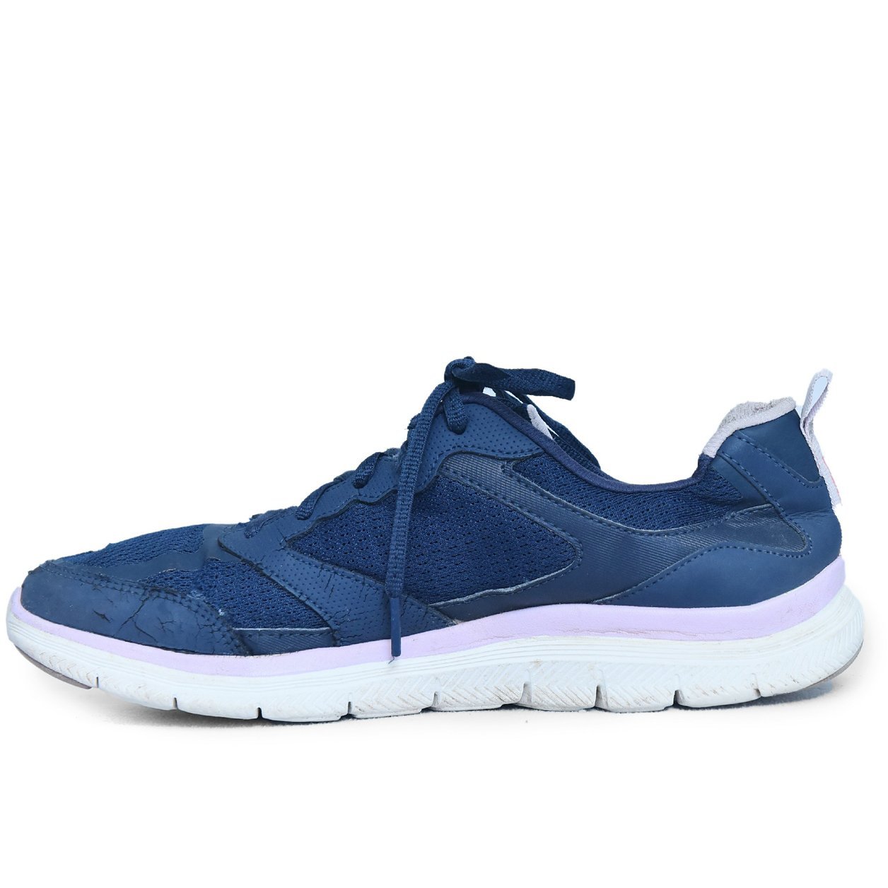 Skechers Flex Lite Navy Pink – TRENDYGO Original Thrift Running Shoes Pakistan - Image 3