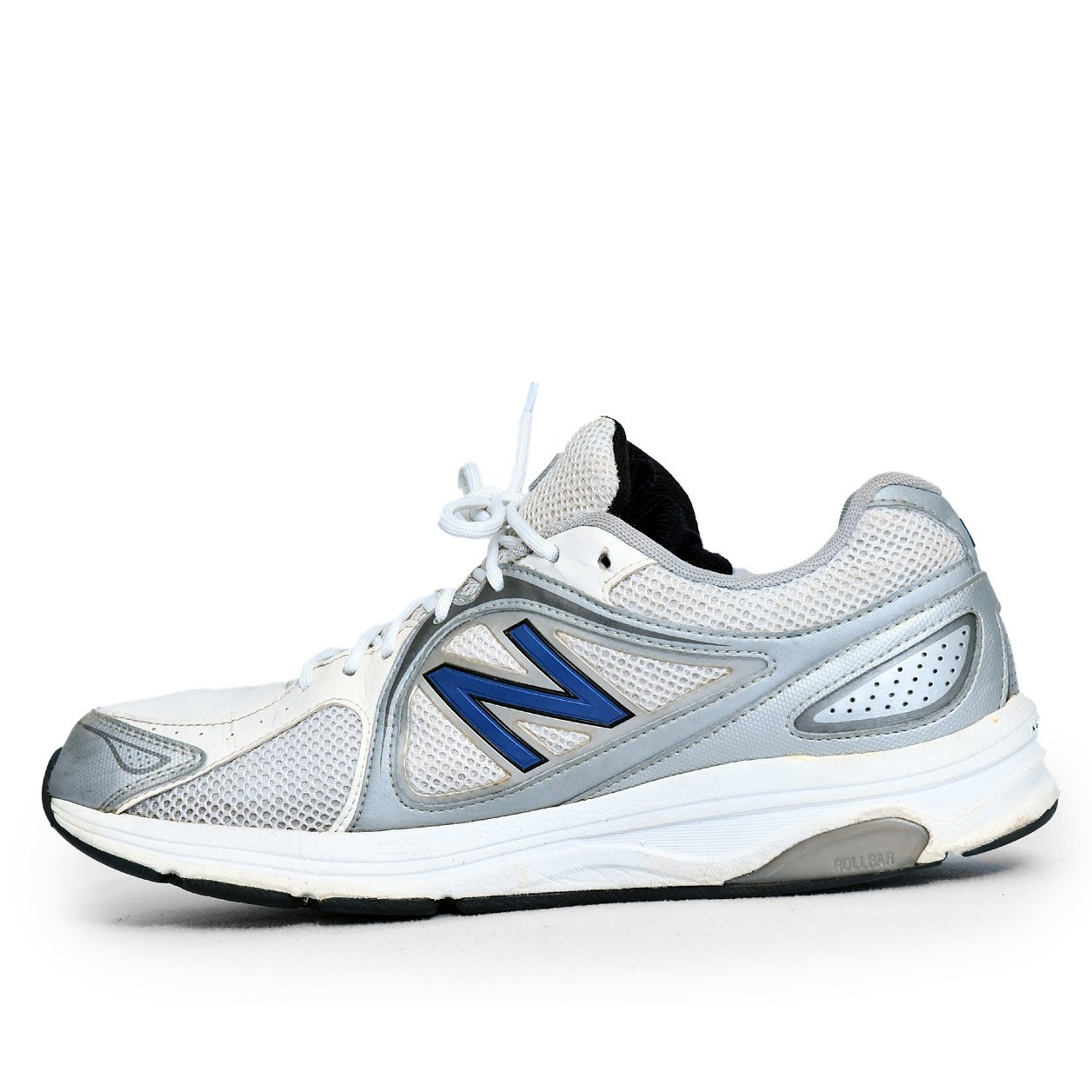 New Balance 411 White Silver Blue – TRENDYGO Original Thrift Running Shoes Pakistan - Image 3