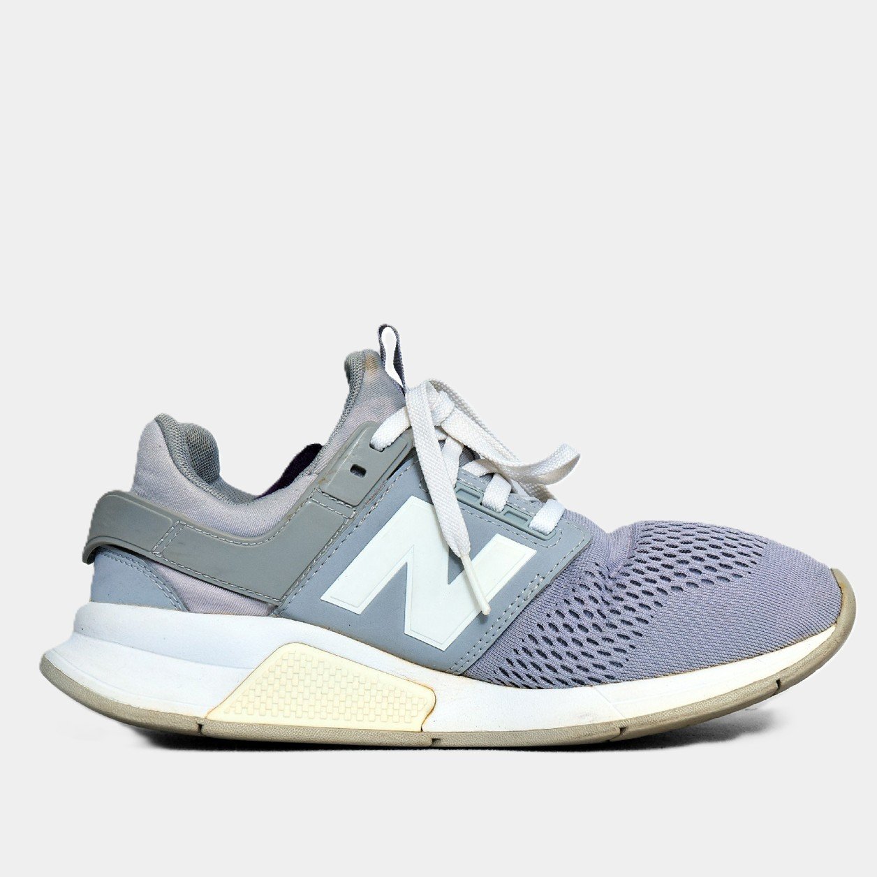 New Balance 247 Grey White – TRENDYGO Original Thrift Sneakers Pakistan - Image 2