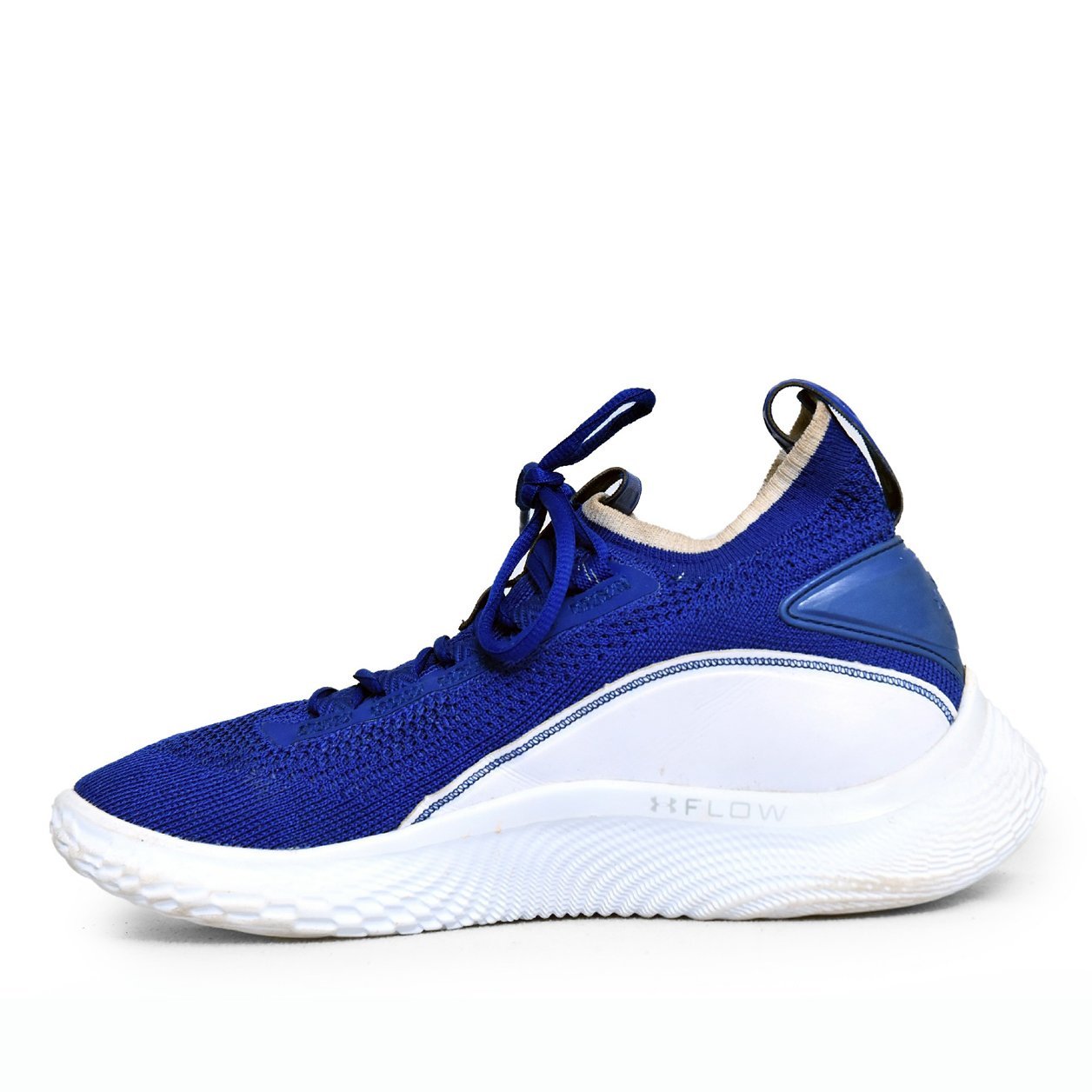 Under Armour Curry Flow 9 Royal Blue White – TRENDYGO Original Thrift Running Shoes Pakistan - Image 3