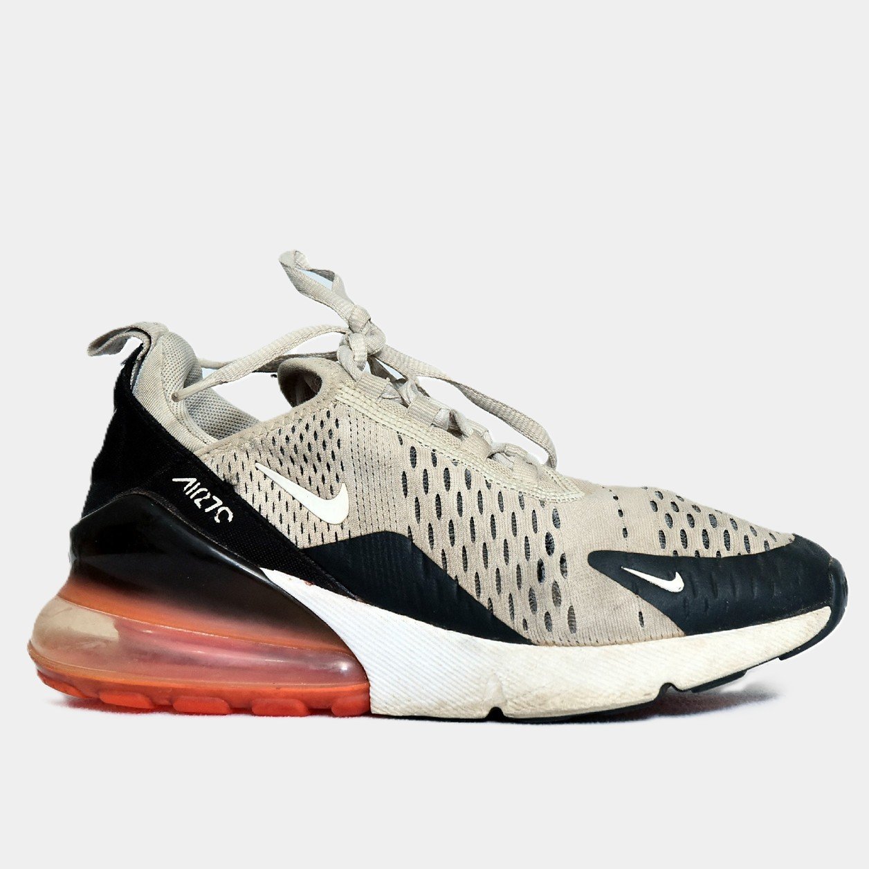 Nike Air Max 270 Light Bone Black Hot Punch – TRENDYGO Original Thrift Sneakers Pakistan - Image 2
