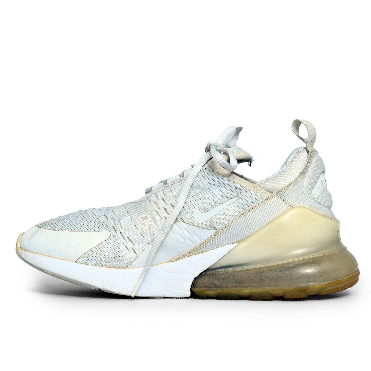 Nike Air Max 270 White Beige – TRENDYGO Original Thrift Sneakers Pakistan - Image 3