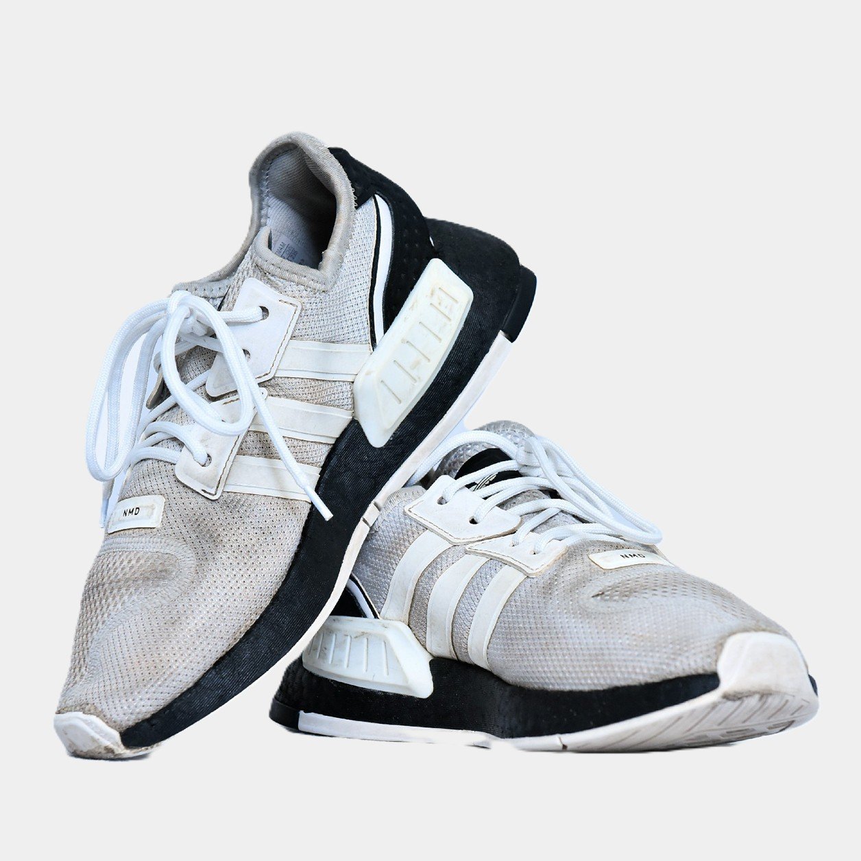 Adidas NMD_R1 Grey White – TRENDYGO Original Thrift Sneakers Pakistan