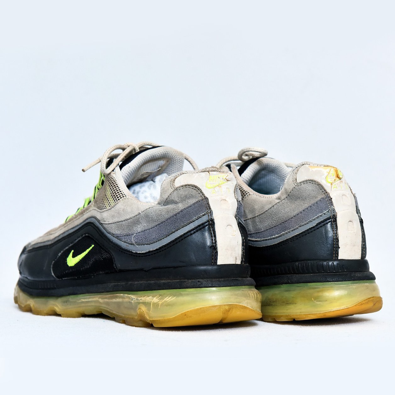 Nike Air Max 97 Black Grey Volt – TRENDYGO Original Thrift Sneakers Pakistan - Image 4
